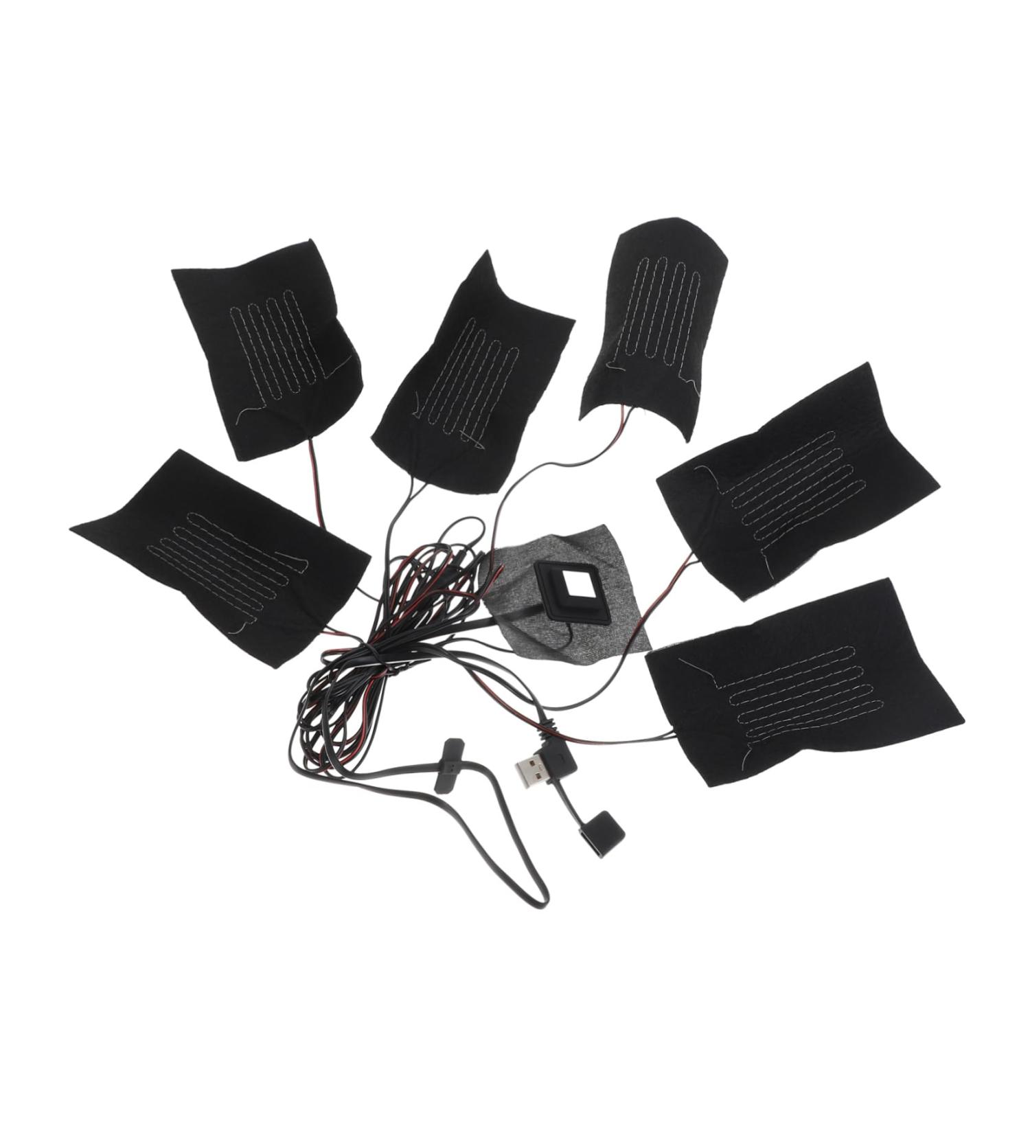 ToddMomy Heating Film Set for Clothing | USB Heating Pillows & Mats | Winter Warmers | Carbon Fiber Adjustable Heat Devices - Buy Online on GoSupps.com