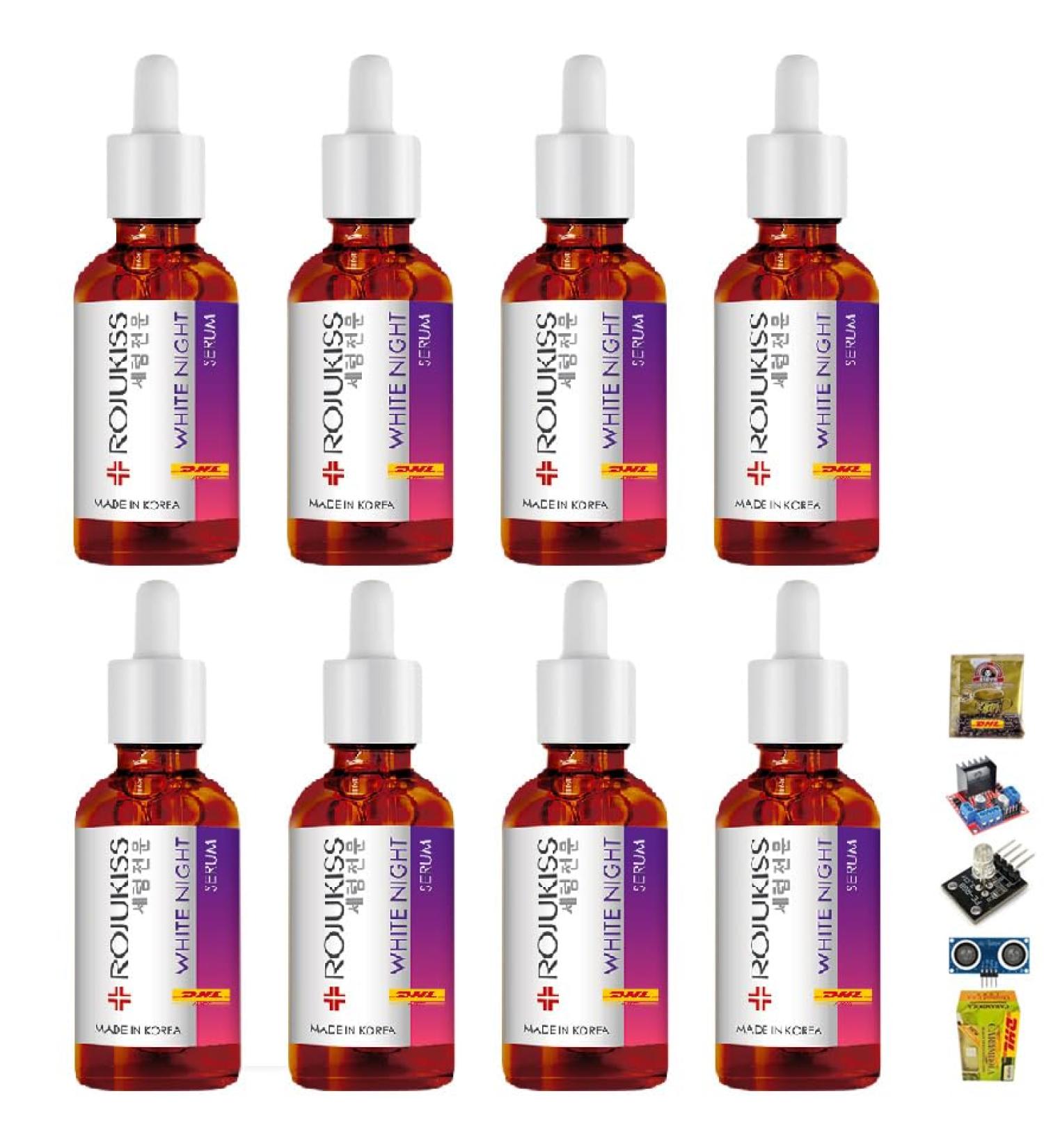 Buy Rojukiss W Night Serum 30ml - Korean Hyaluron Moisture Beauty | Free Gifts at Beautygoodshop - Buy Online on GoSupps.com