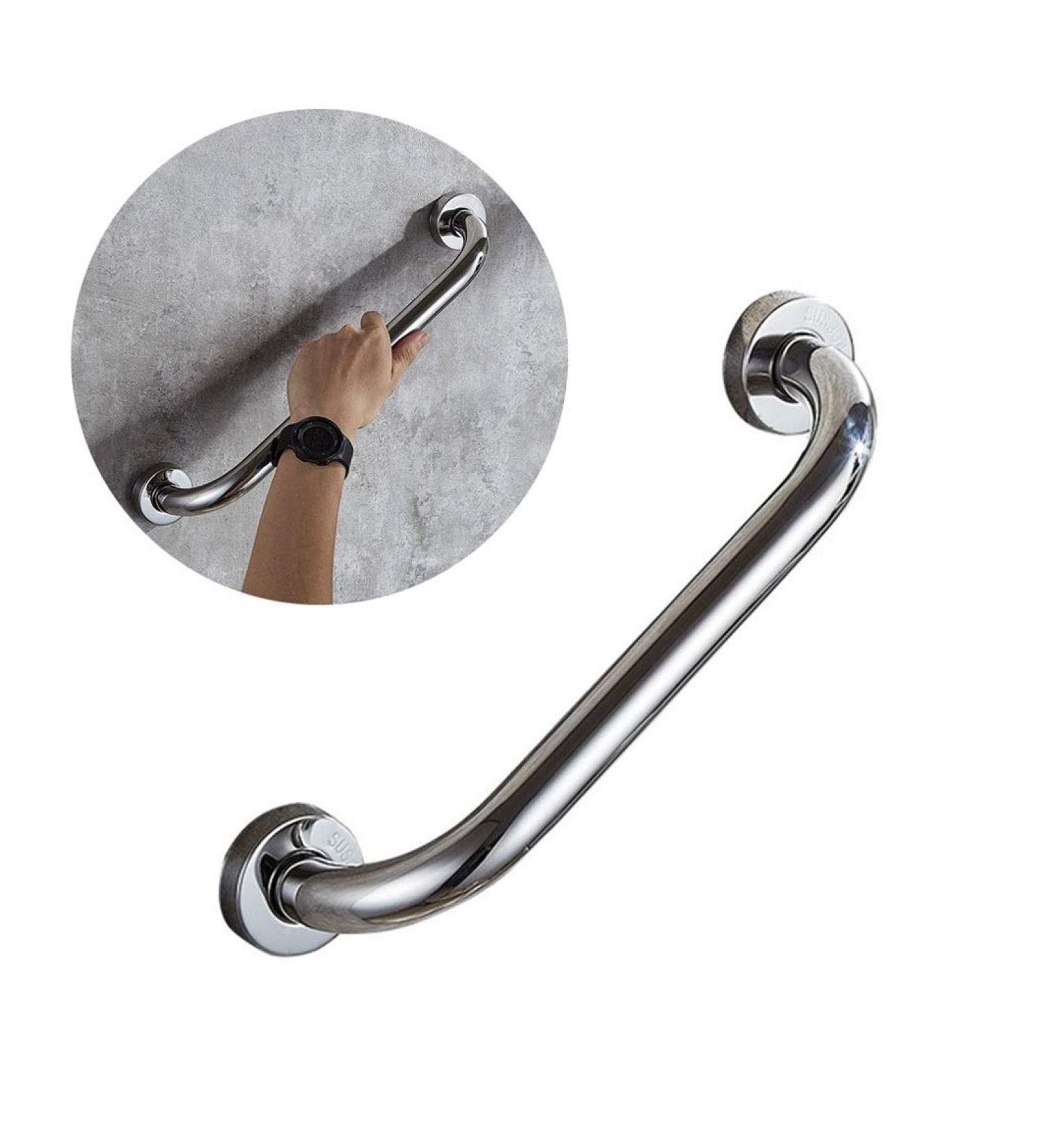 Bathroom Grab Bar Safety Support Rail Bathroom Shower Grab Bars - Silver Grab Bars for Bathtubs and Toliet Adjustable Handrail Assist Grab - Buy Online on GoSupps.com
