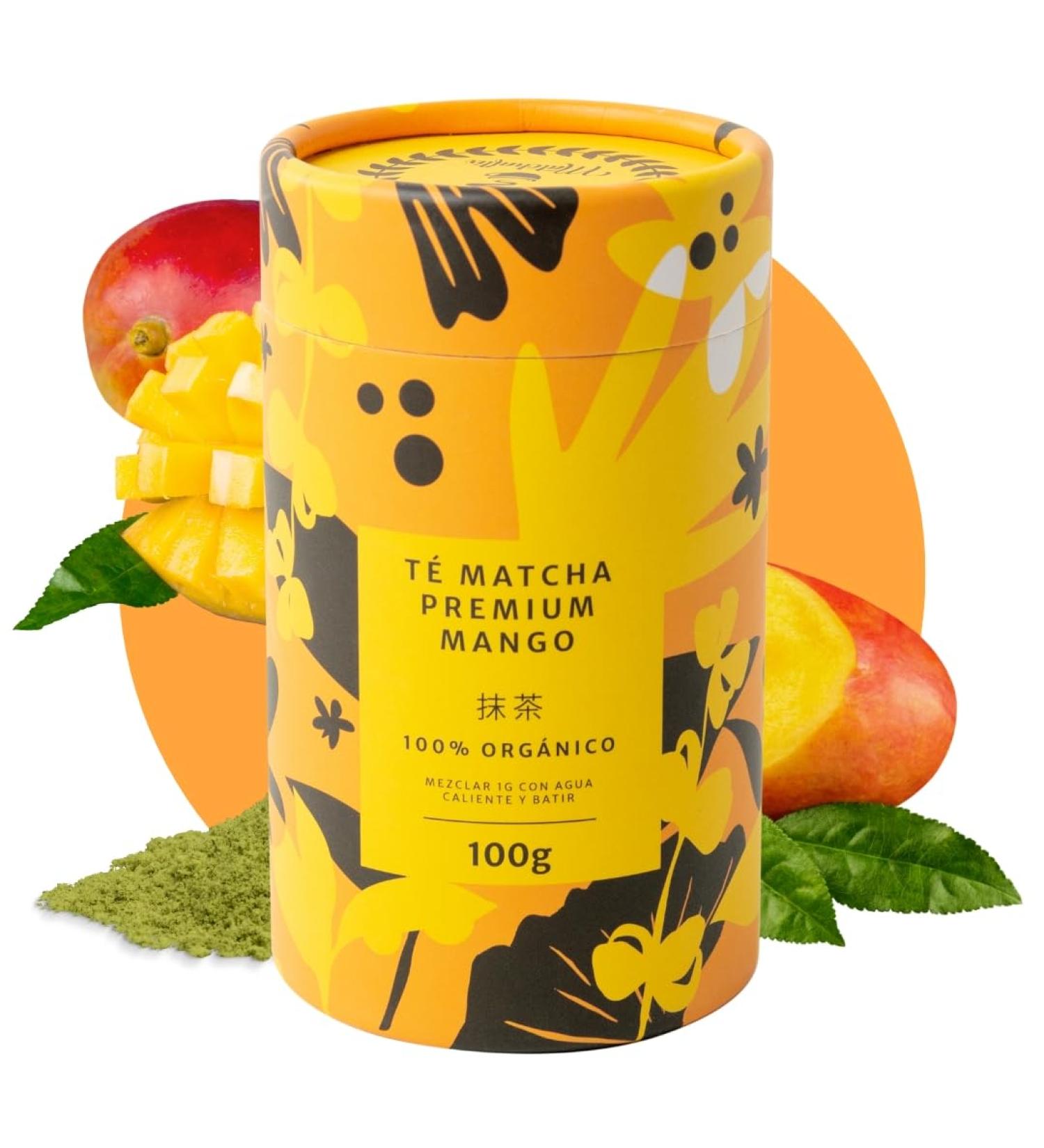 Matchaflix | Premium Mango Matcha Tea | Matcha with the most tropical taste | 100g - Buy Online on GoSupps.com