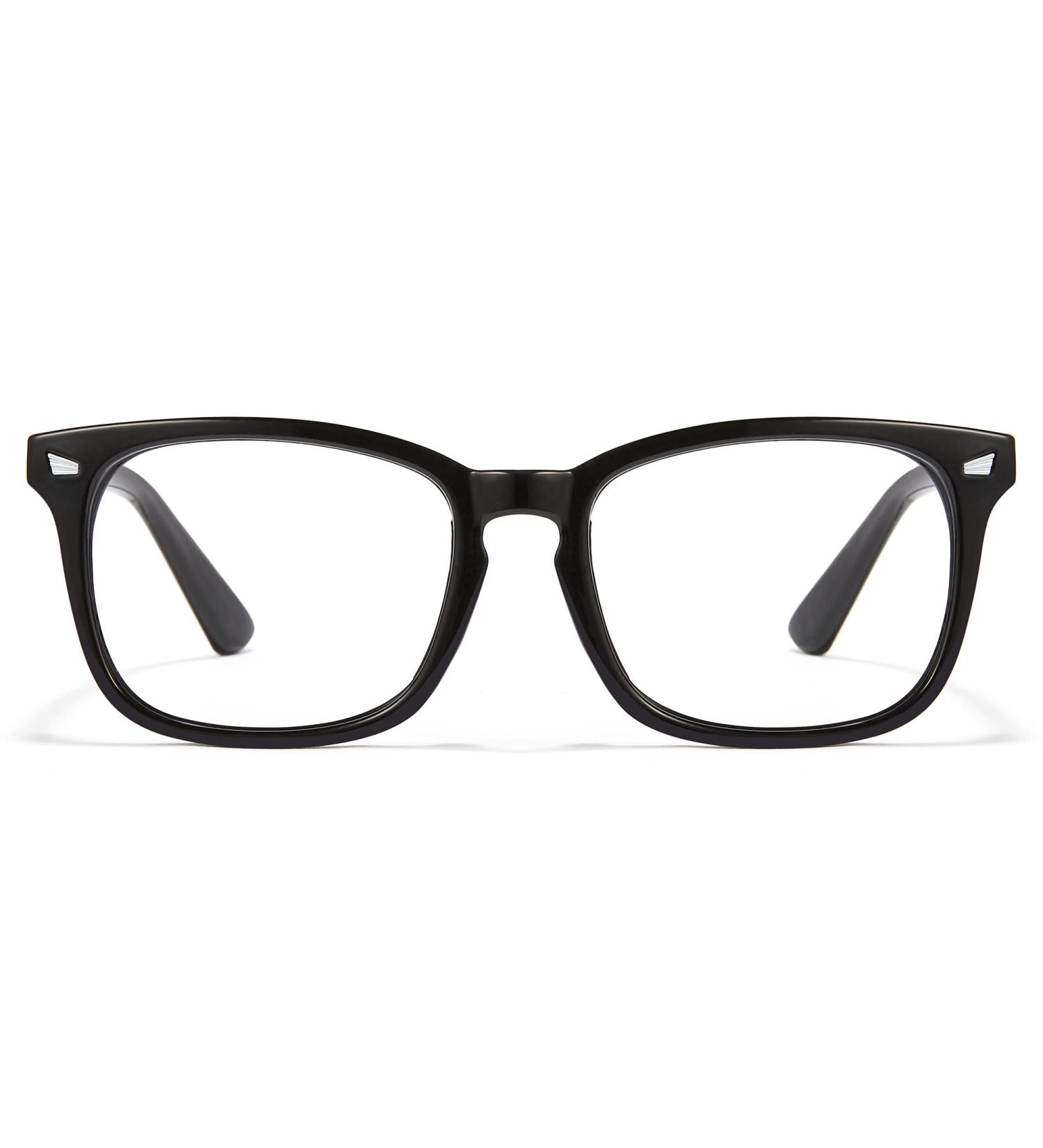 Cyxus Bifocal Reading Glasses for Men & Women - Blue Light Blocking Square Eyewear Classic Black 1.0x Magnification - Buy Online on GoSupps.com