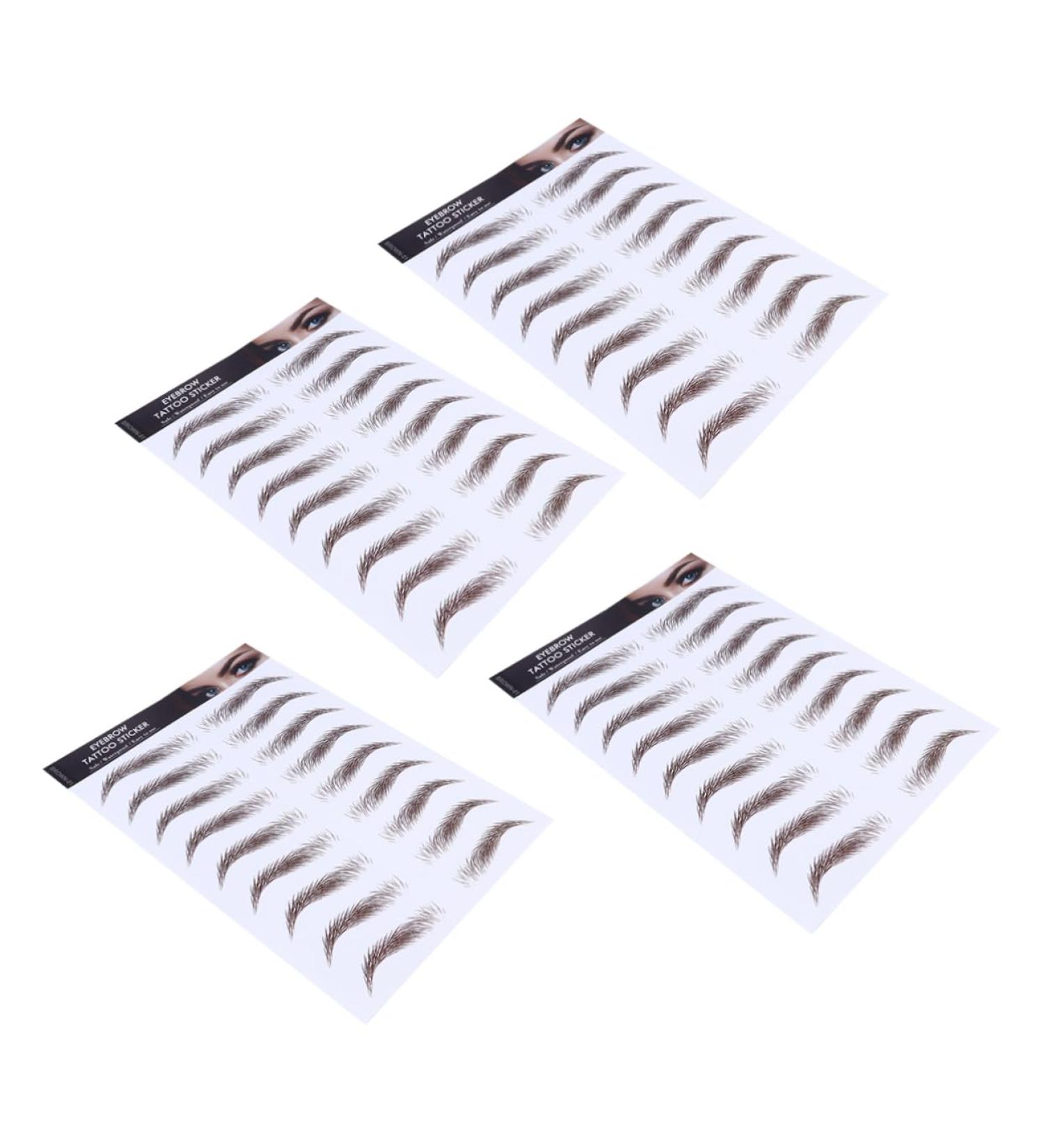 Ipetboom 4pcs Men Women Shaping Eyebrow False Like Hair for D Stimulation Water Female Eyebrows Brow - Buy Online on GoSupps.com