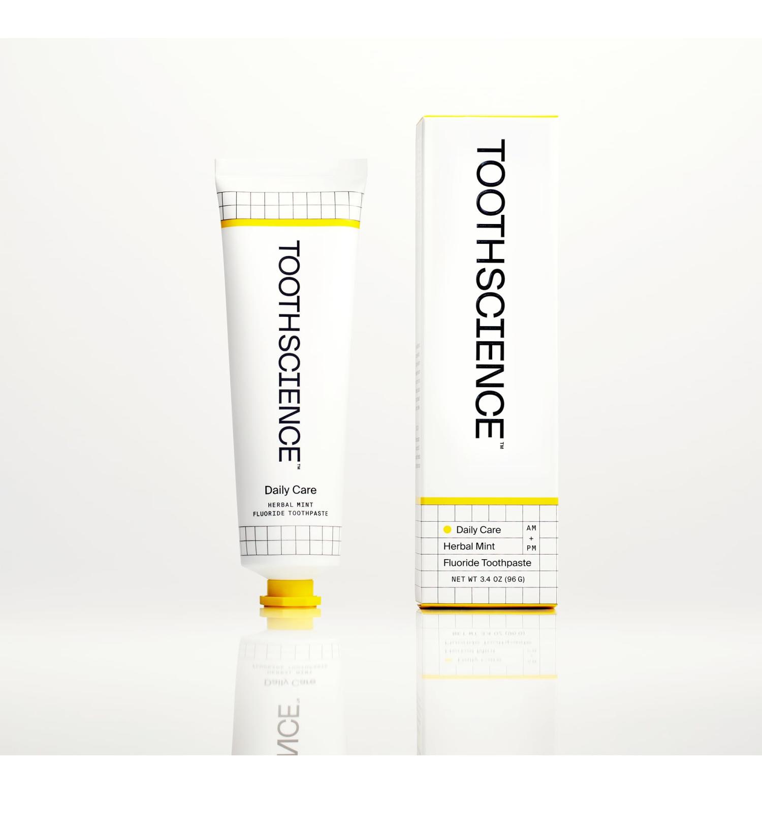 ToothScience Daily Care Herbal Mint Toothpaste 3.4oz - Buy Online on GoSupps.com