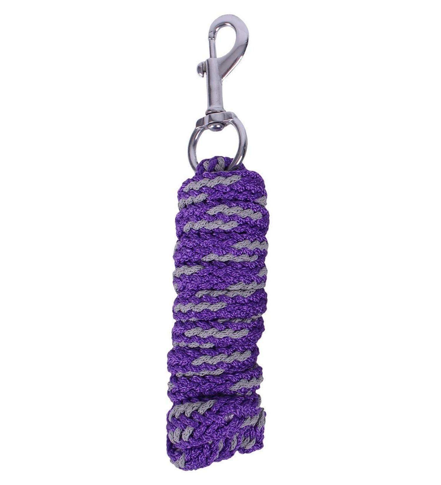 ARBO-INOX - Tie rope - 2m - with carabiner - 12 colours (purple)
