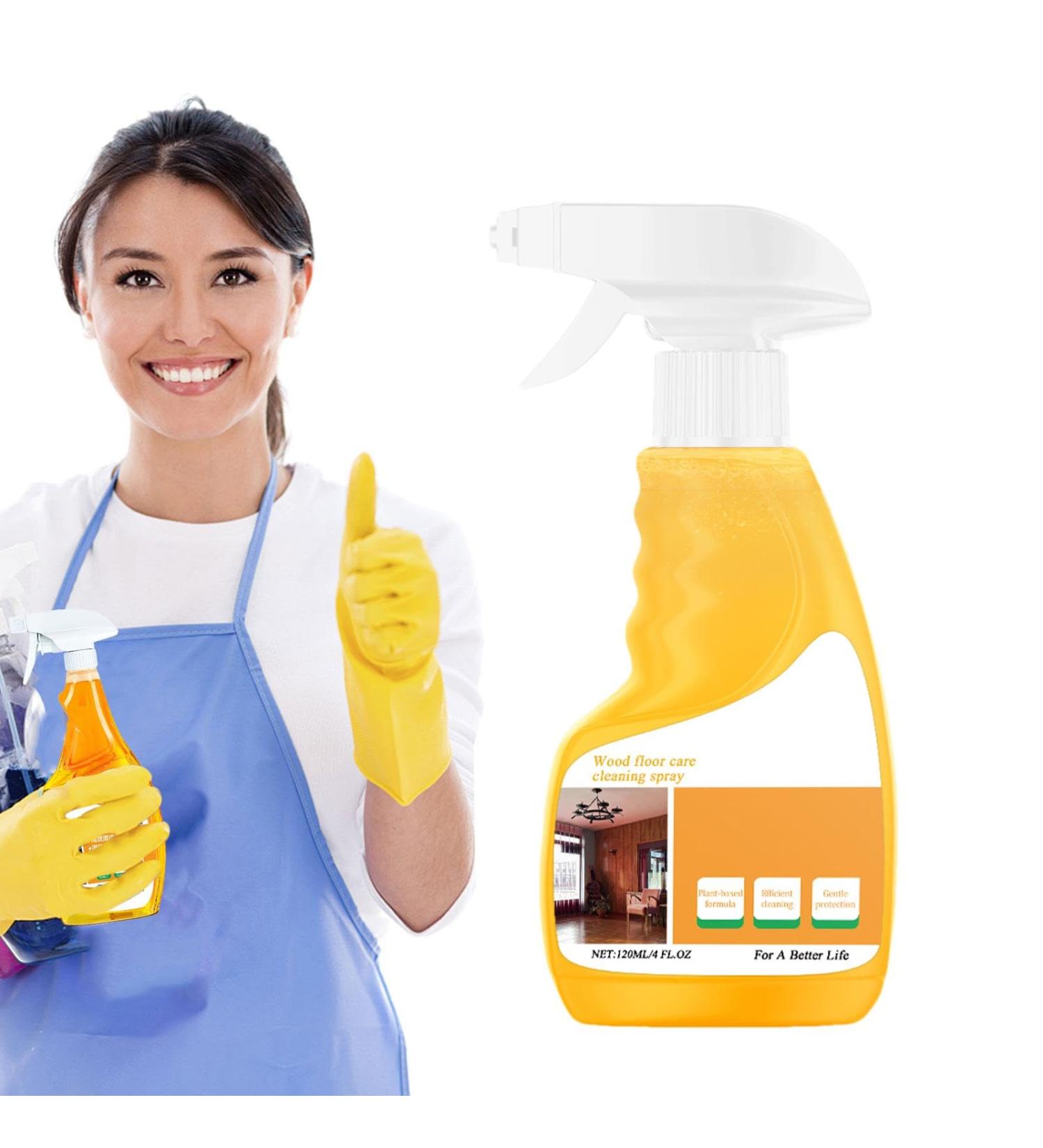 Shakven Cleaner For Wood Floors | Hardwood Floor Polish Floor Cleaner Solution 120ml Hardwood Floor Cleaning Hardwood Floor Polish Spray Floor Polisher Liquid for Wood Floor - Buy Online on GoSupps.com
