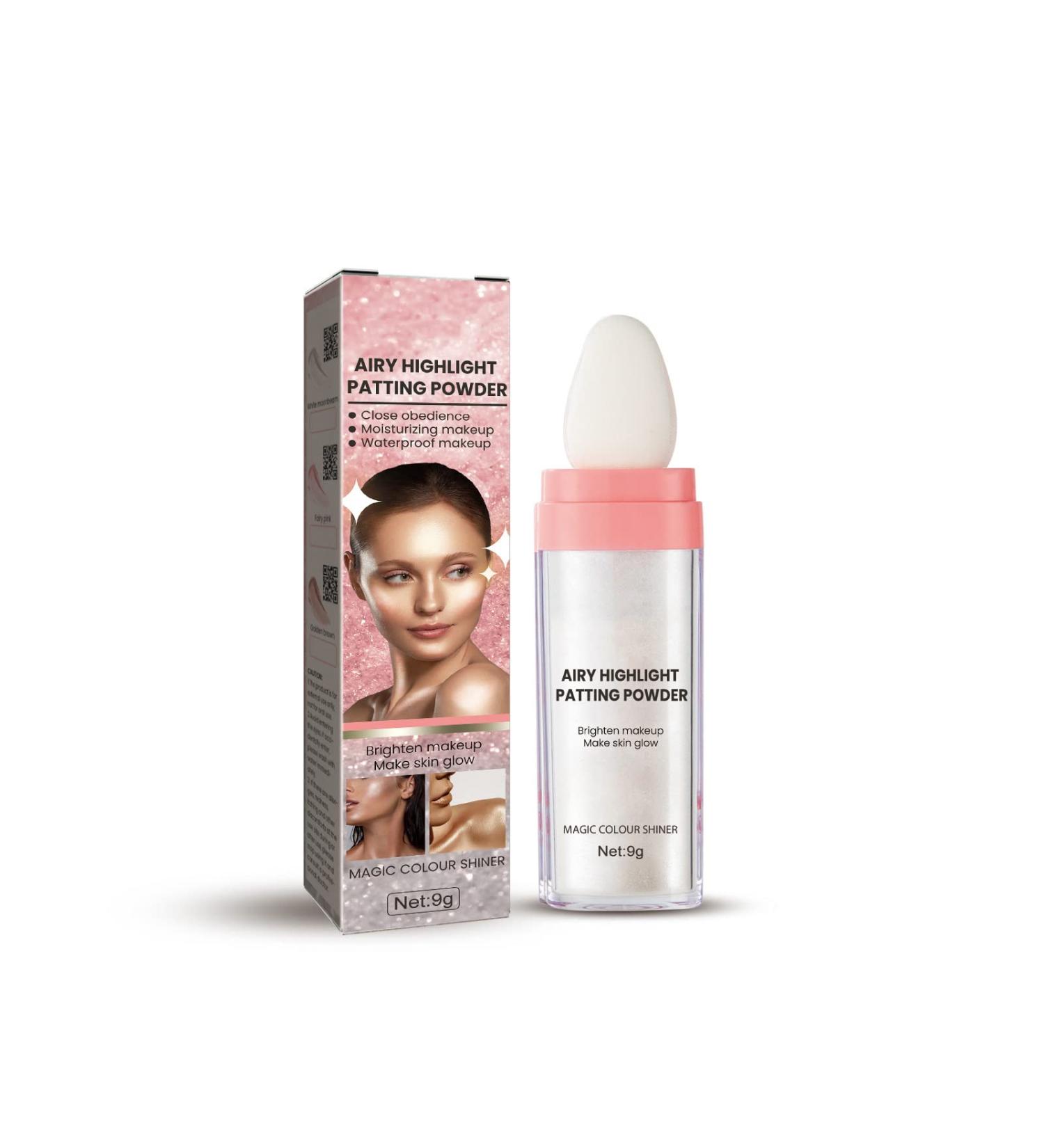 Airy Highlight Powder Stick - White Sparkle for Hair, Face, Eyes & Body - Buy Online on GoSupps.com