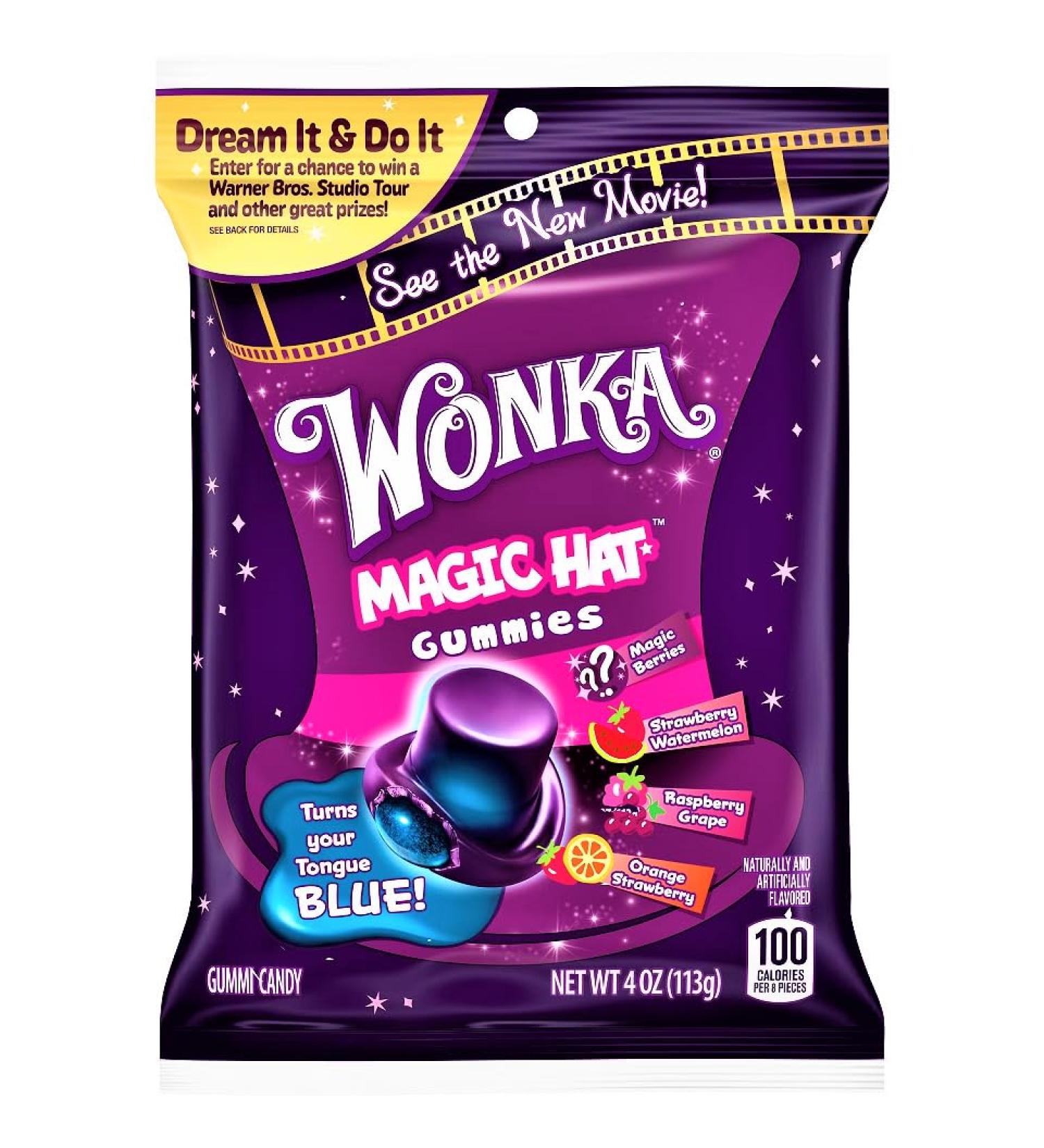 Wonka Magic Hat Gummies Share Bag (USA) 113g - Buy Online on GoSupps.com