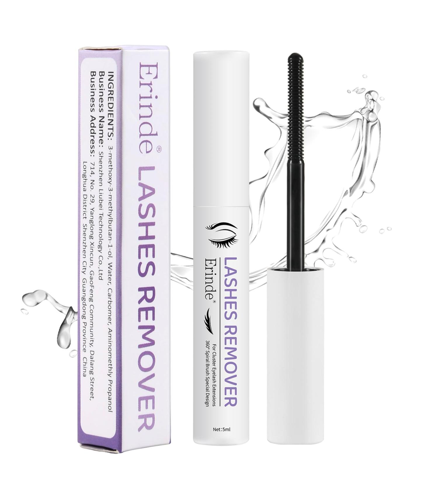 Erinde Cluster Lash Glue Remover 5ml | Gentle DIY Eyelash Extension & Makeup Remover | Non-Irritating Adhesive Remover - Buy Online on GoSupps.com