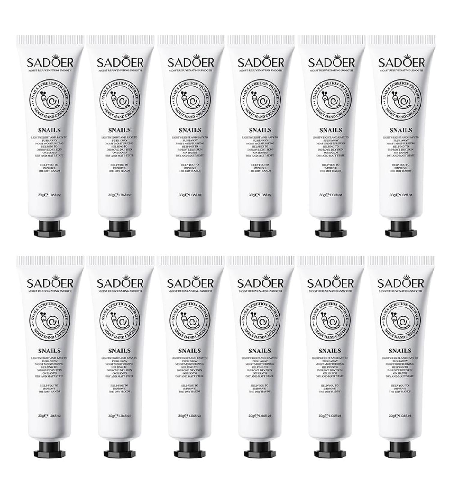 BakerMiche Daily Moisturizing Hand Cream 30g x 12 Pcs Nourishing Hand Lotion Keeps Your Hands Soft Smooth and Delicate Travel Size Hand Cream Set Suitable for All Skin Types - Buy Online on GoSupps.com