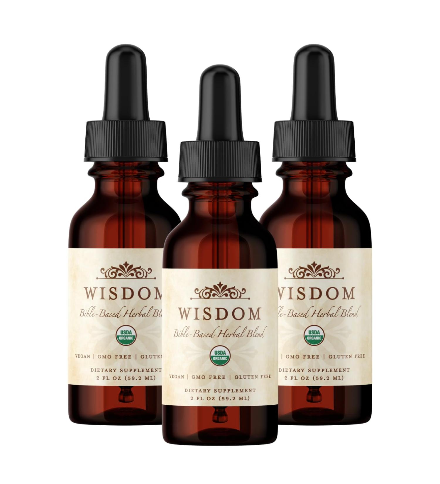 Organic Turmeric Frankincense and Myrrh Herbal Supplement Blend for Energy Detox Focus Immunity & Stress Non-GMO Vegan Tonic with Milk Thistle Wisdom Bible Based Blend 2oz Liquid Drops Pack of 3 - Buy Online on GoSupps.com