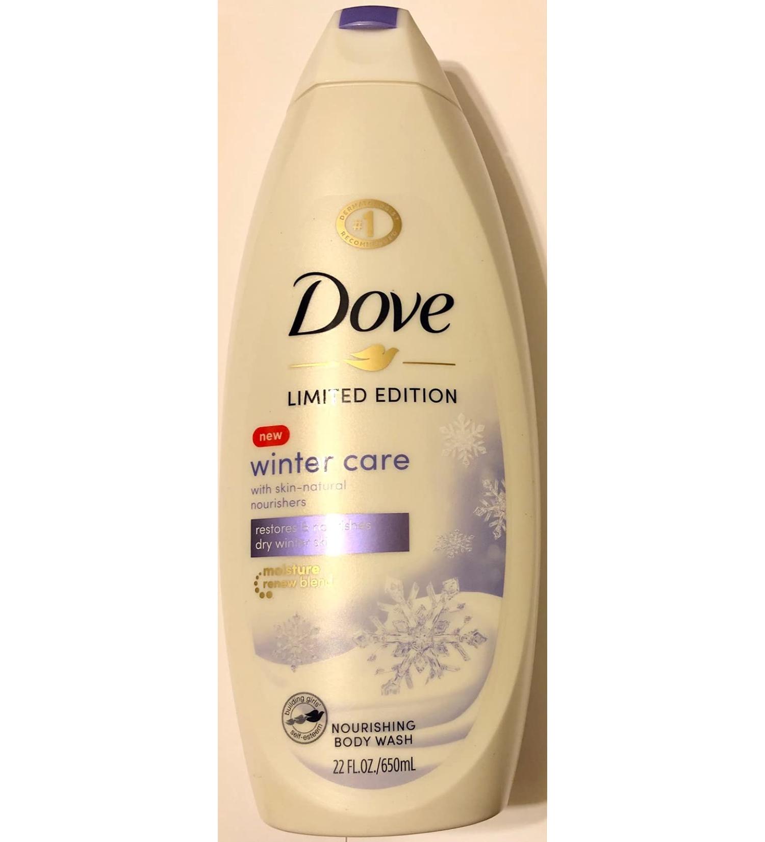 Dove Nourishing Body Wash - Limited Edition Winter Care - Net Wt. 22 FL OZ (650 mL) Per Bottle - One (1) Bottle