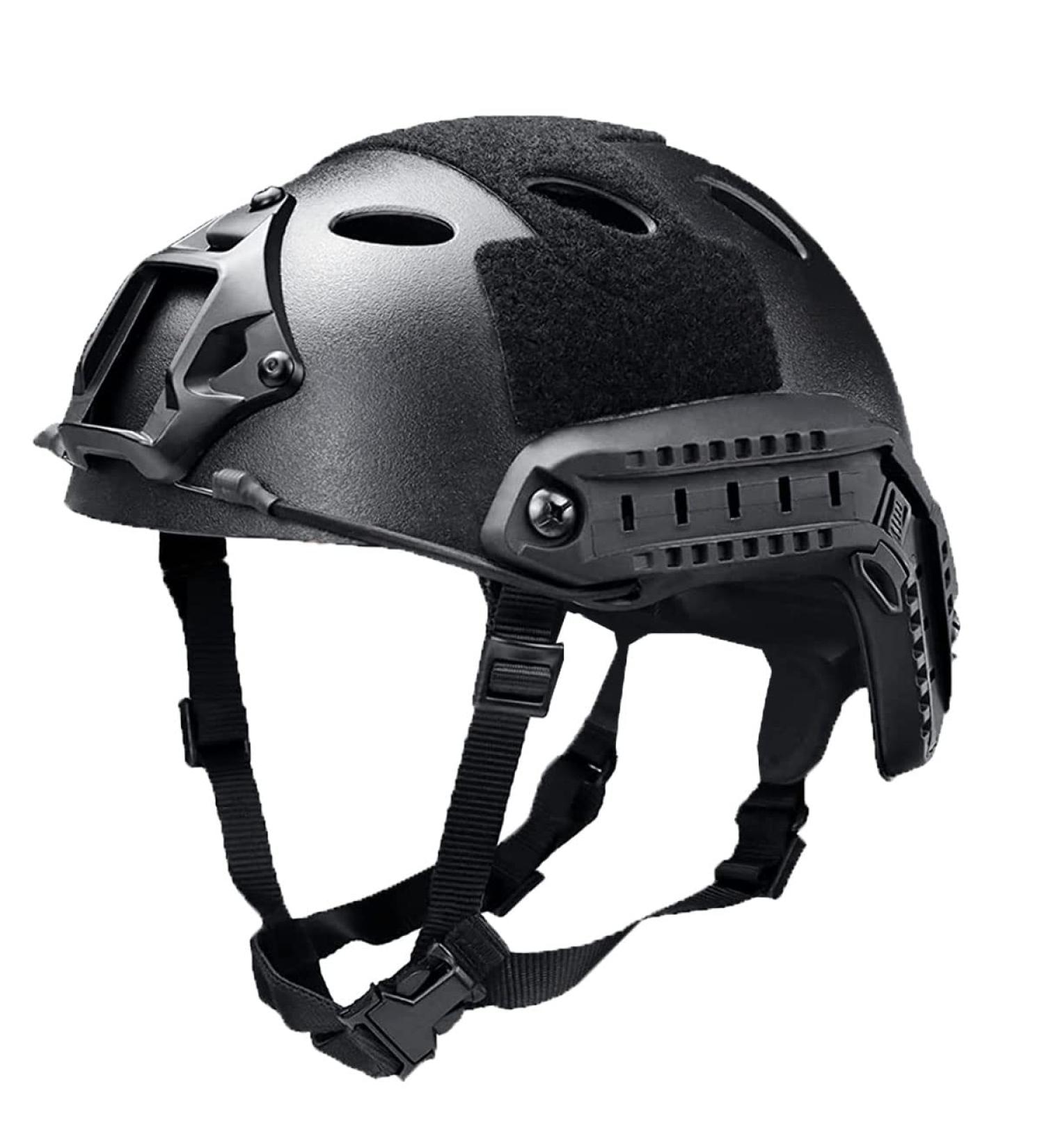 XINGZHE Airsoft Helmet PJ Fast Army Tactical Military Paintball Helmet - Black - Buy Online on GoSupps.com