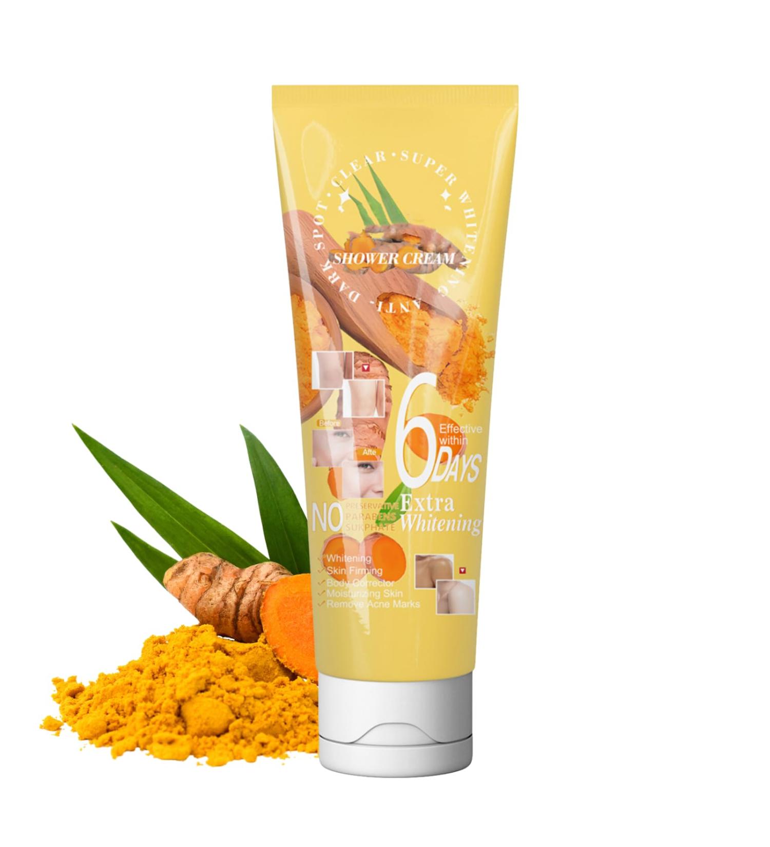 Body Scrub Exfoliator- Turmeric Face Scrub Exfoliator - Powerful Exfoliator Function - Fade Dark Spots - Anti Aging Firming Skin - Repair Daily Damage - Gentle Body Skin Care - Buy Online on GoSupps.com
