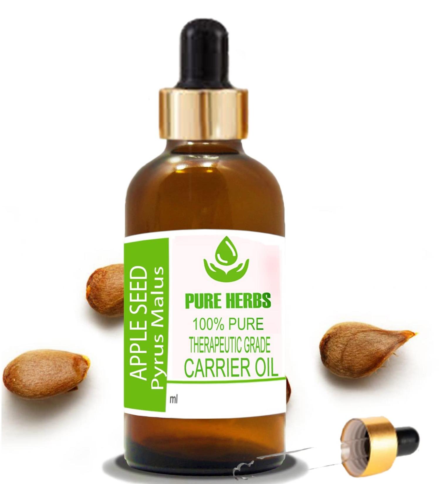 Pure Herbs Apricot Kernel Oil - 100% Natural Therapeutic Carrier Oil (30ml) with Pipette - International Shipping - Buy Online on GoSupps.com