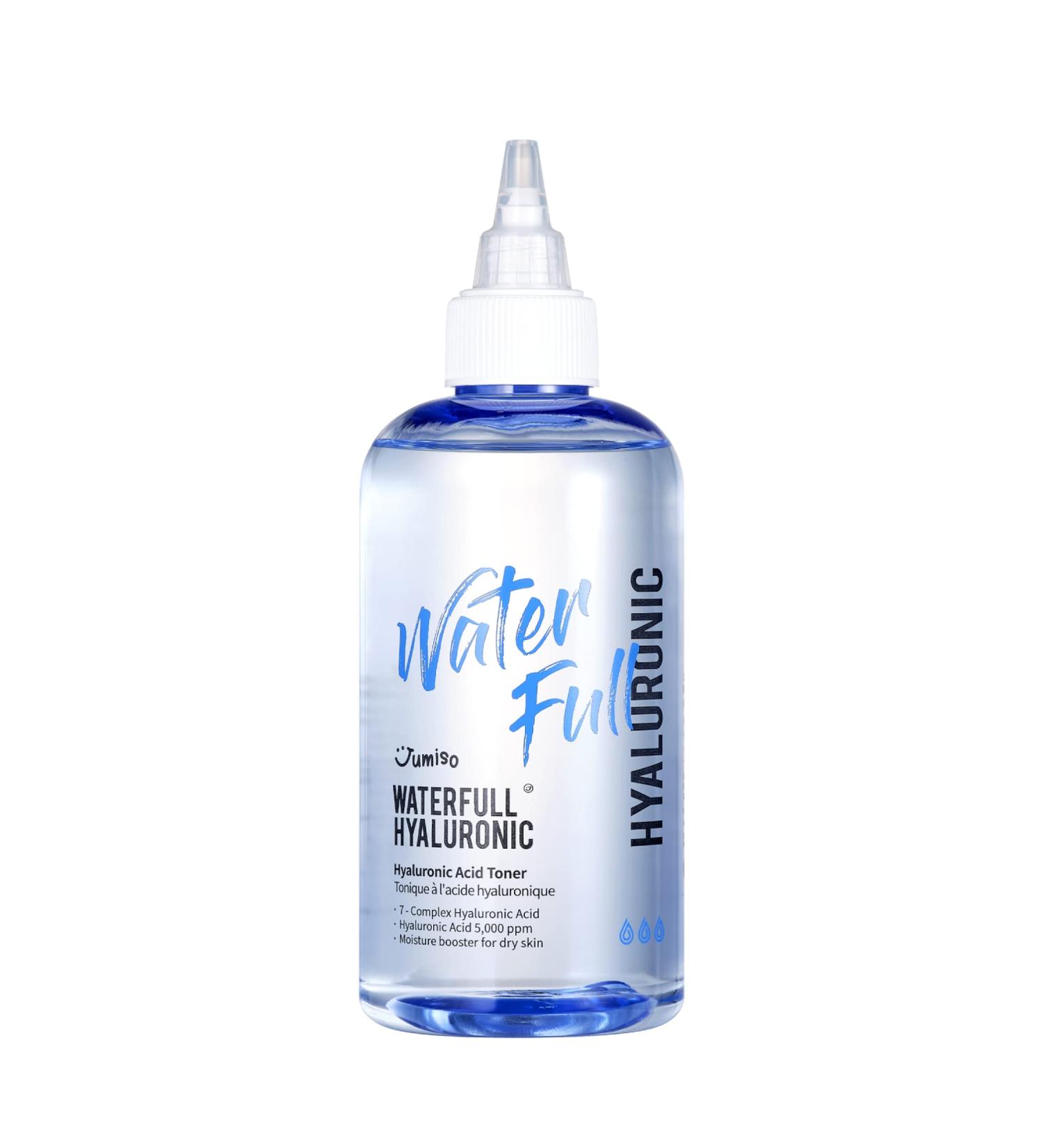 Jumiso Waterfull Hyaluronic Toner 250ml - Face Moisturizer & Facial Toner for All Skin Types - Daily Deep Hydration - Vegan & Fragrance-Free - Perfect Mother's Day Gift - Buy Online on GoSupps.com