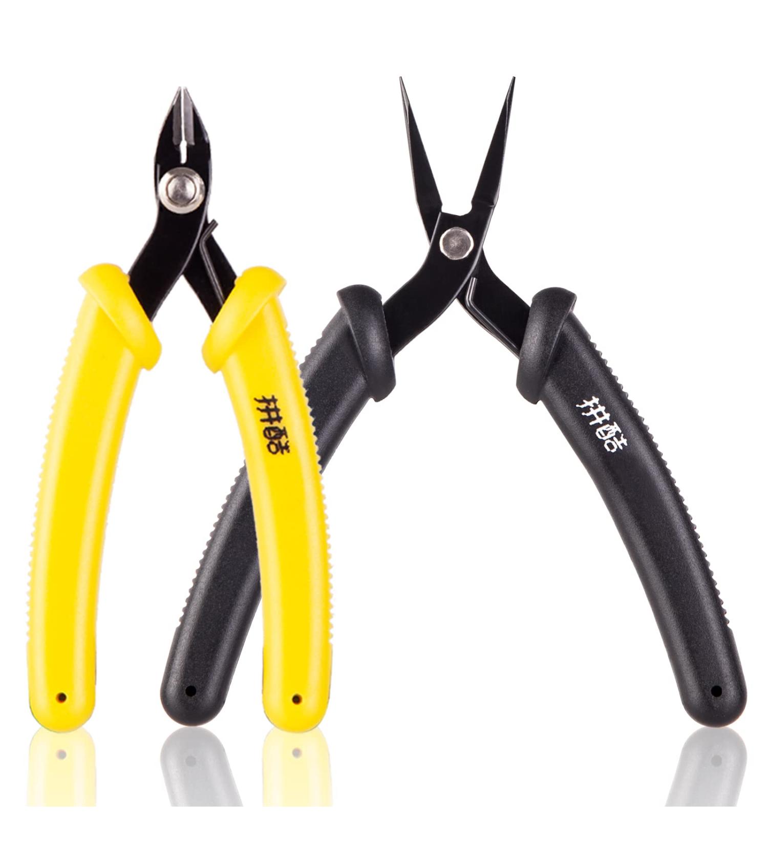 Piececool DIY Tools Set - 2pcs Professional Clipper and Needle Nose Pliers for Metal Earth Model Kits - Buy Online on GoSupps.com