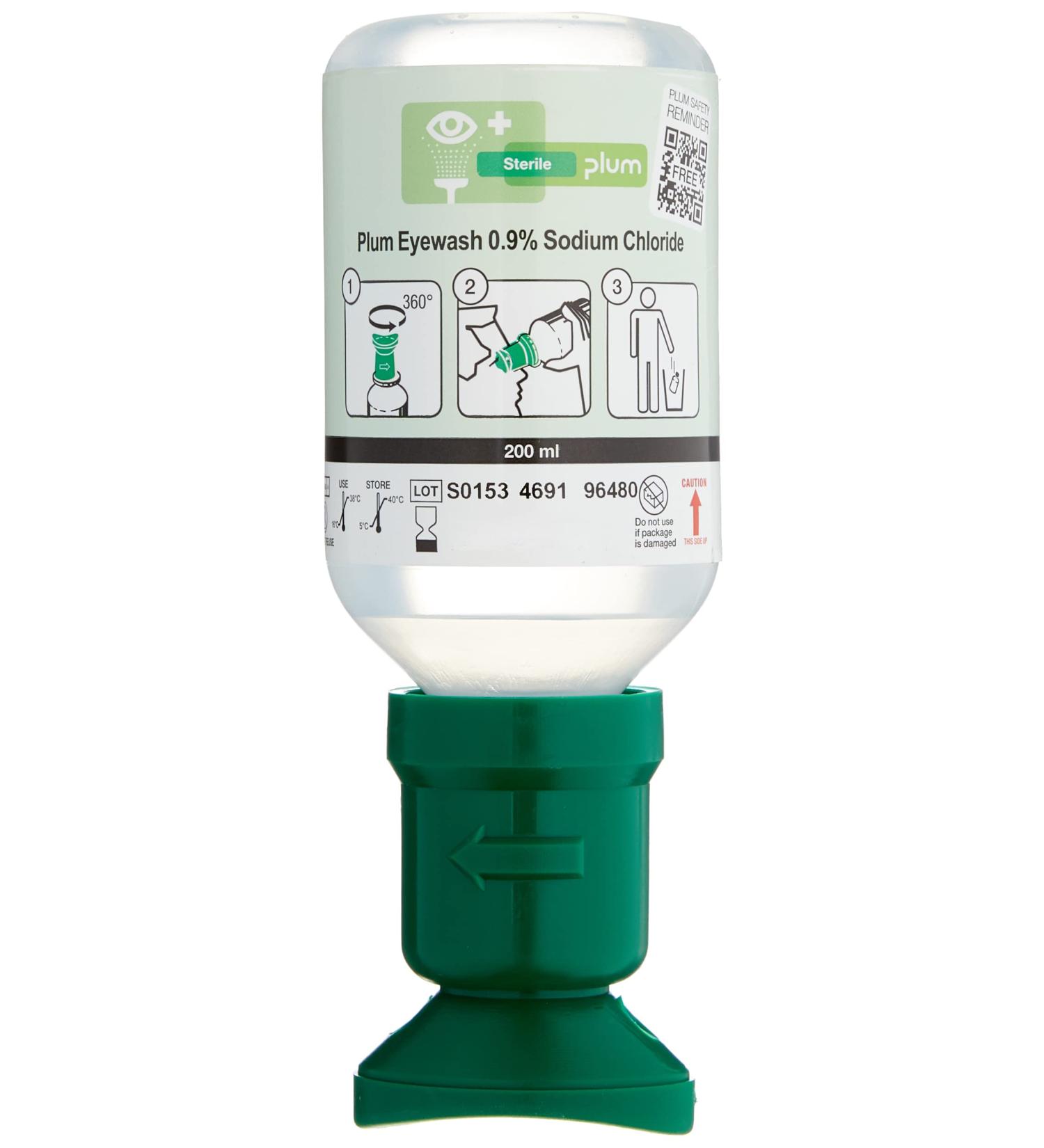 Plum 4691 Eye Wash Solution 200ml - Safe & Effective Rinsing Fast Relief | International Shipping Available - Buy Online on GoSupps.com