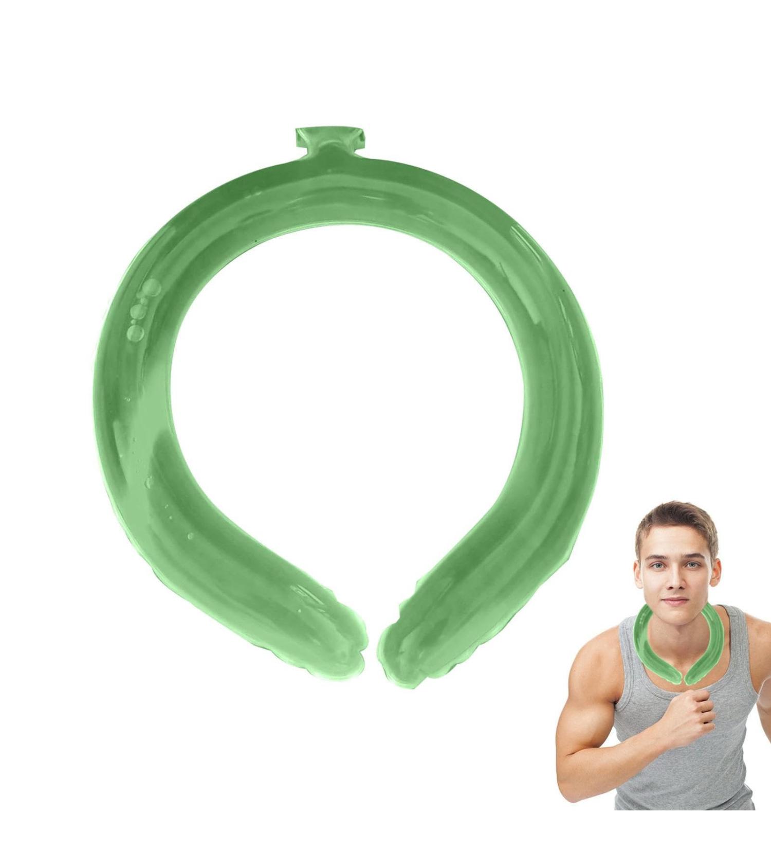 Neck Cooler | Cooler Tube Wrap for Body | Wearable and Reusable Cooling Neck Wraps Neck Body Cooling Tubes for Travel Offices Sports Hiking Camping Green - Buy Online on GoSupps.com