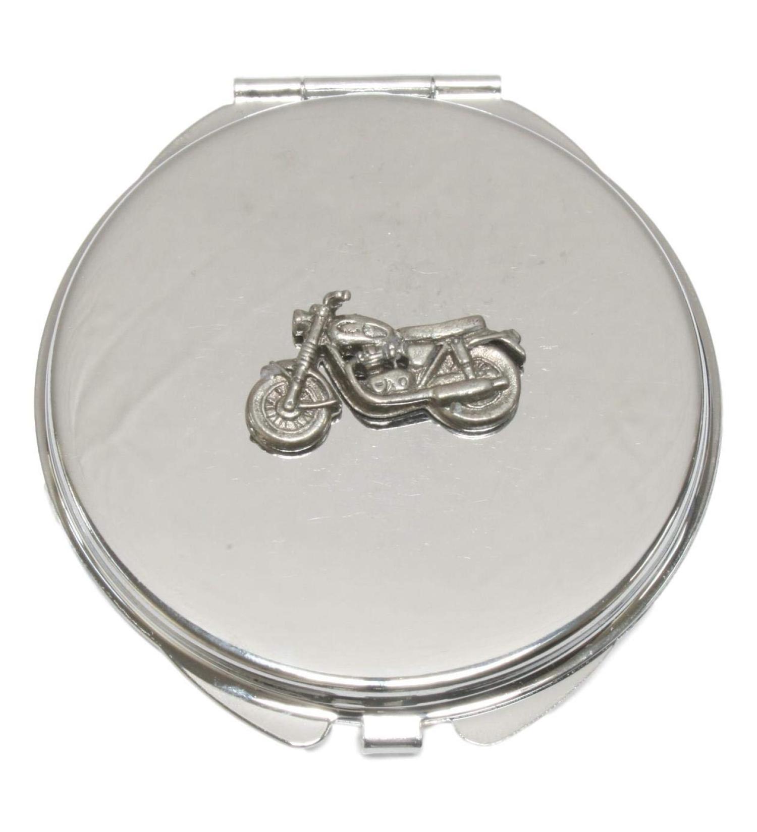 Vintage Motorbike Compact Mirror Handbag Gift With Free Engraving 386 - Buy Online on GoSupps.com