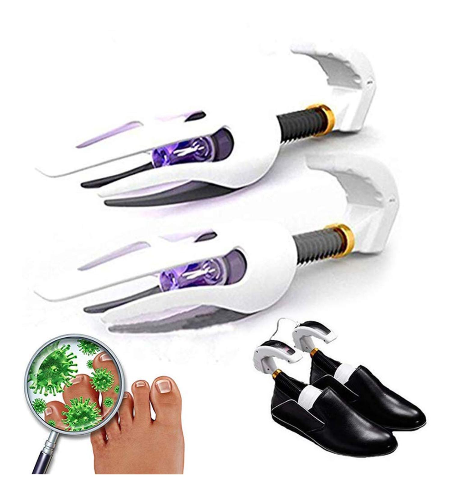 GOODTOP Shoe Sterilizer UV Dryer - 2 Pack Deodorant for Foot & Nail Fungus - Effective Shoe Drying & Sterilization - Buy Online on GoSupps.com