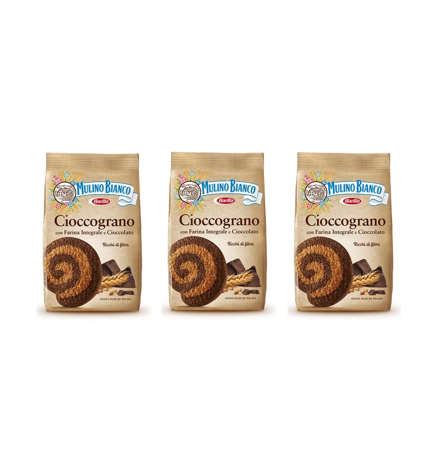  Mulino Bianco Mulino Bianco Cioccograno 350g Chocolate Biscuit Set of 3 - Buy Online on GoSupps.com