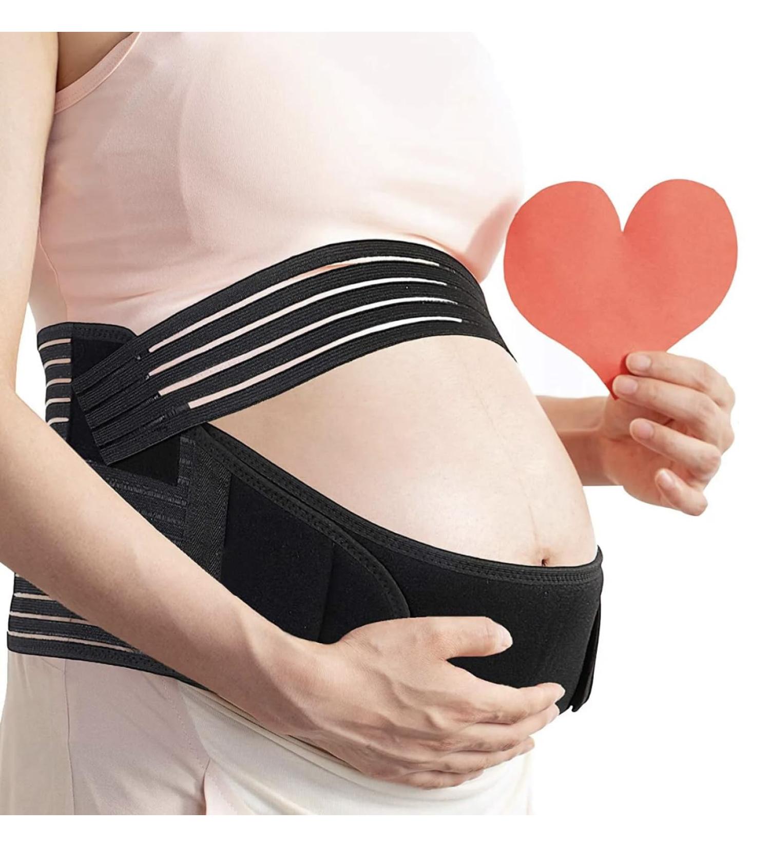 Maternity Belly Bandage Belt - XXL Beige | Pregnancy Abdomen Support & Waist Care - Buy Online on GoSupps.com