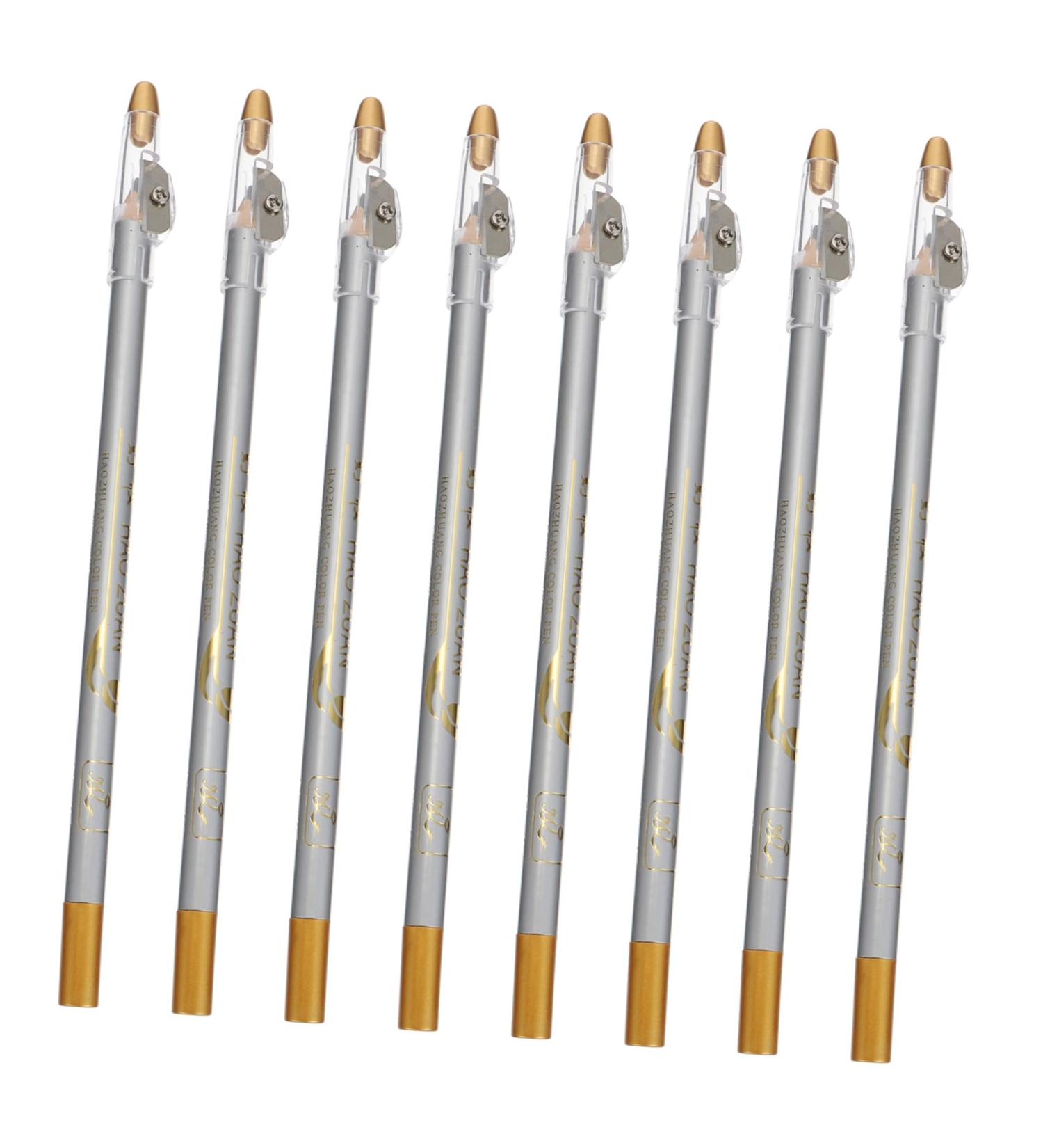 CANIGHT 8pcs Pencil Sharpener Eyebrow Pencil Cosmetic Eyebrow Pen Eyebrow Pencils Grey Eyeliner Makeup Tool - Buy Online on GoSupps.com
