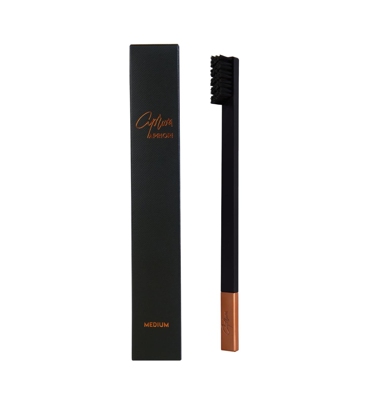 APRIORI Copper Noir Medium Premium Toothbrush - Eco-Friendly Superior Clean International Shipping - Buy Online on GoSupps.com