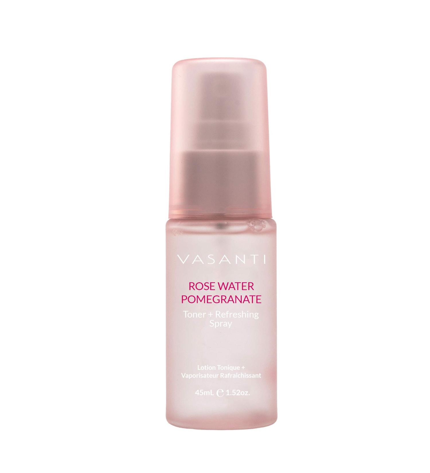 Spray rafra chissant l'eau de rose et la grenade (45 ml) - Buy Online on GoSupps.com