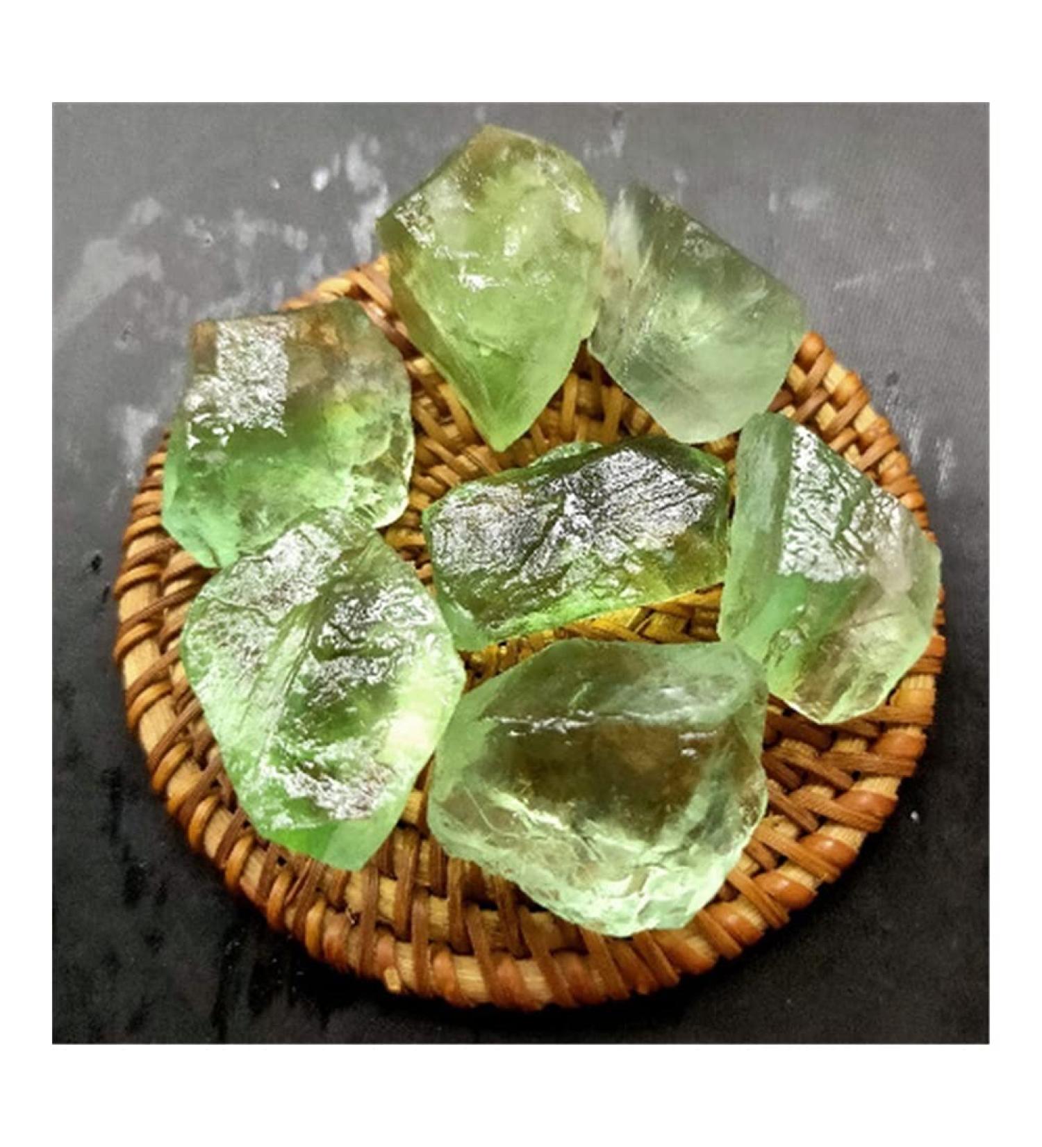 Natural Crystal Rough Natural Crystal Rough Natural Green Fluorite Quartz Crystal Rock Tumble Stones for Fish Tank Aquarium Garden Decoration (Size : 60-70G) - Buy Online on GoSupps.com