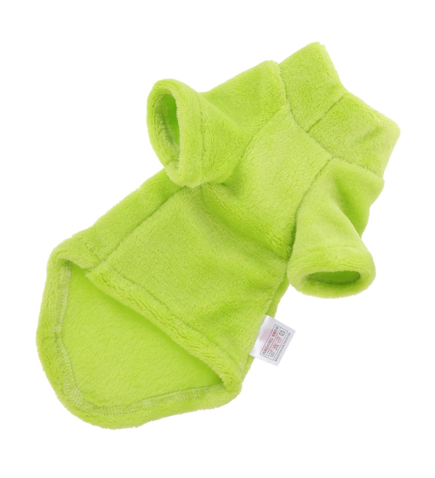 Yardwe Pet Kitten Sweater - Breathable Winter Jacket for Cats | Cozy Coats & Costumes | Light Green | Perfect for Autumn & Winter - Buy Online on GoSupps.com