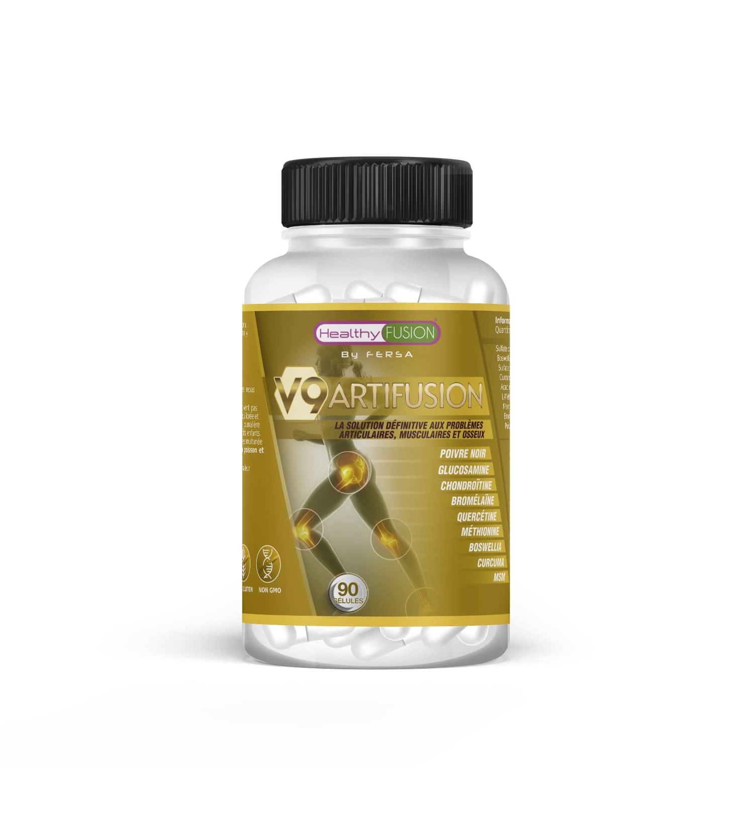 Powerful Anti-Inflammatory & Analgesic | Protects & Repairs Muscles & Joints | Eliminates Pain & Repairs Injuries | Turmeric Glucosamine Chondroitin MSM | 90 Capsules - Buy Online on GoSupps.com