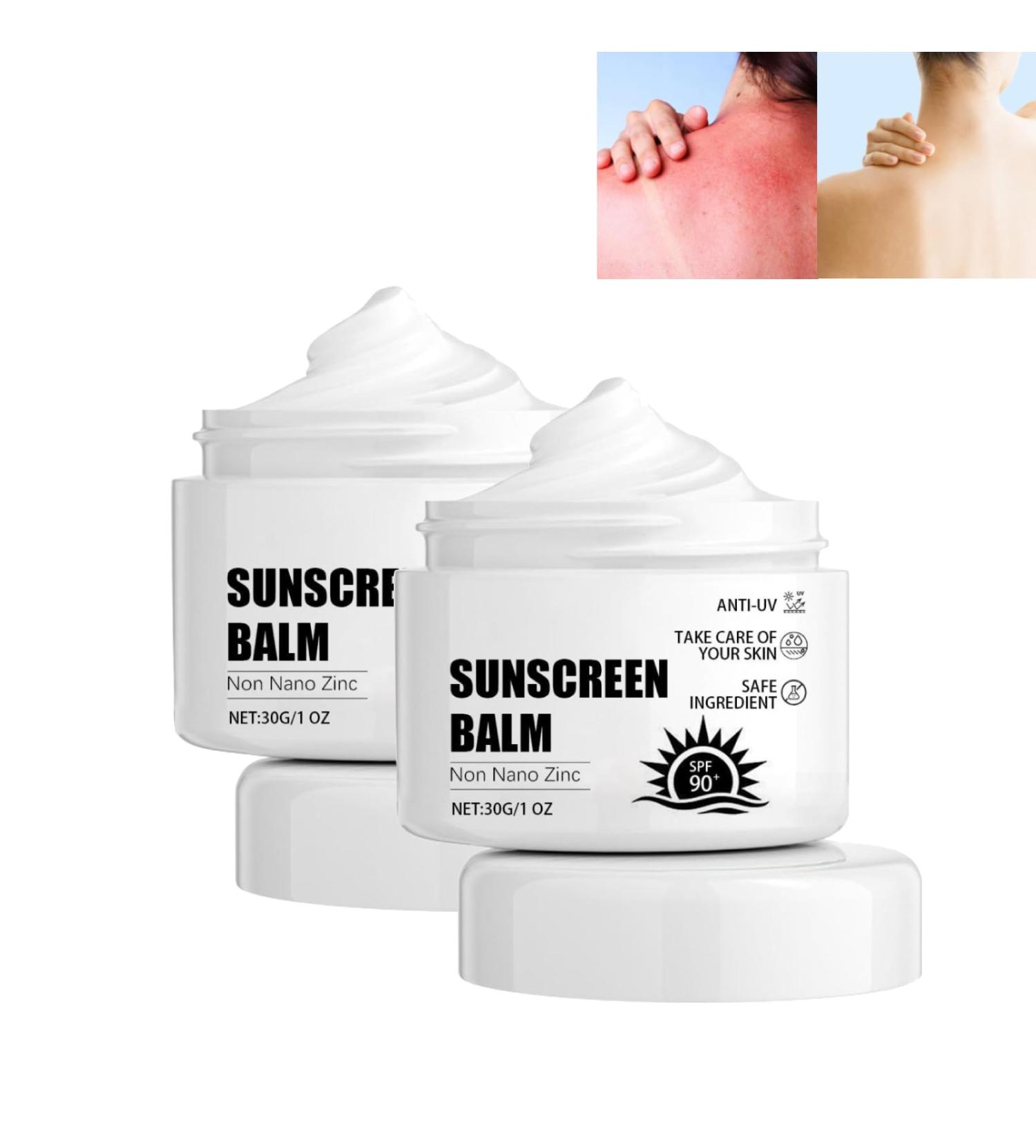 Sunscreen SPF 90 Face Sunscreen Cream Spf 90 Whitening Moisturizer UV Protection Lotion for Face and Body Skin Care For All Skin Types (2PC) - Buy Online on GoSupps.com