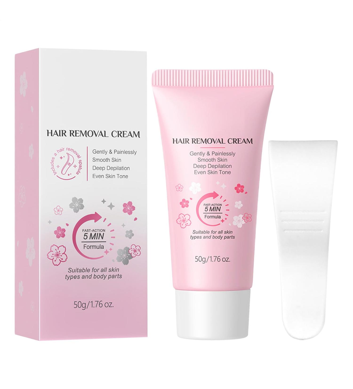 Hair Removal Cream for Women Hair Removal Butter for Legs Facial Hair Removal Cream Home Travel and Holiday 50g - Buy Online on GoSupps.com