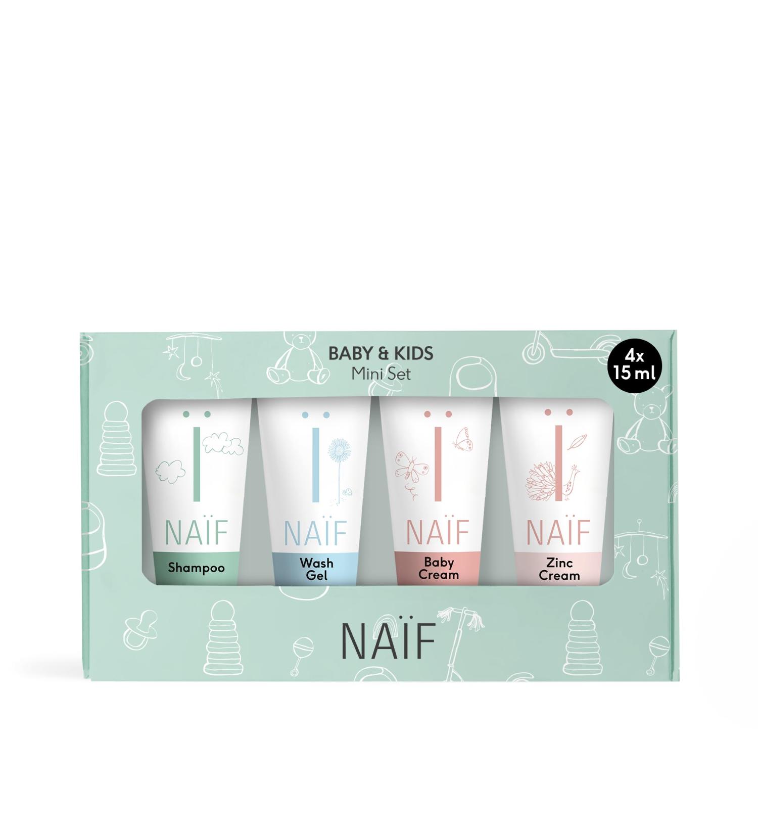 Na f - Mini Box for babies and children - 4x15ML 4 essential products for babies and children Vegan Plastic-free formula - Buy Online on GoSupps.com