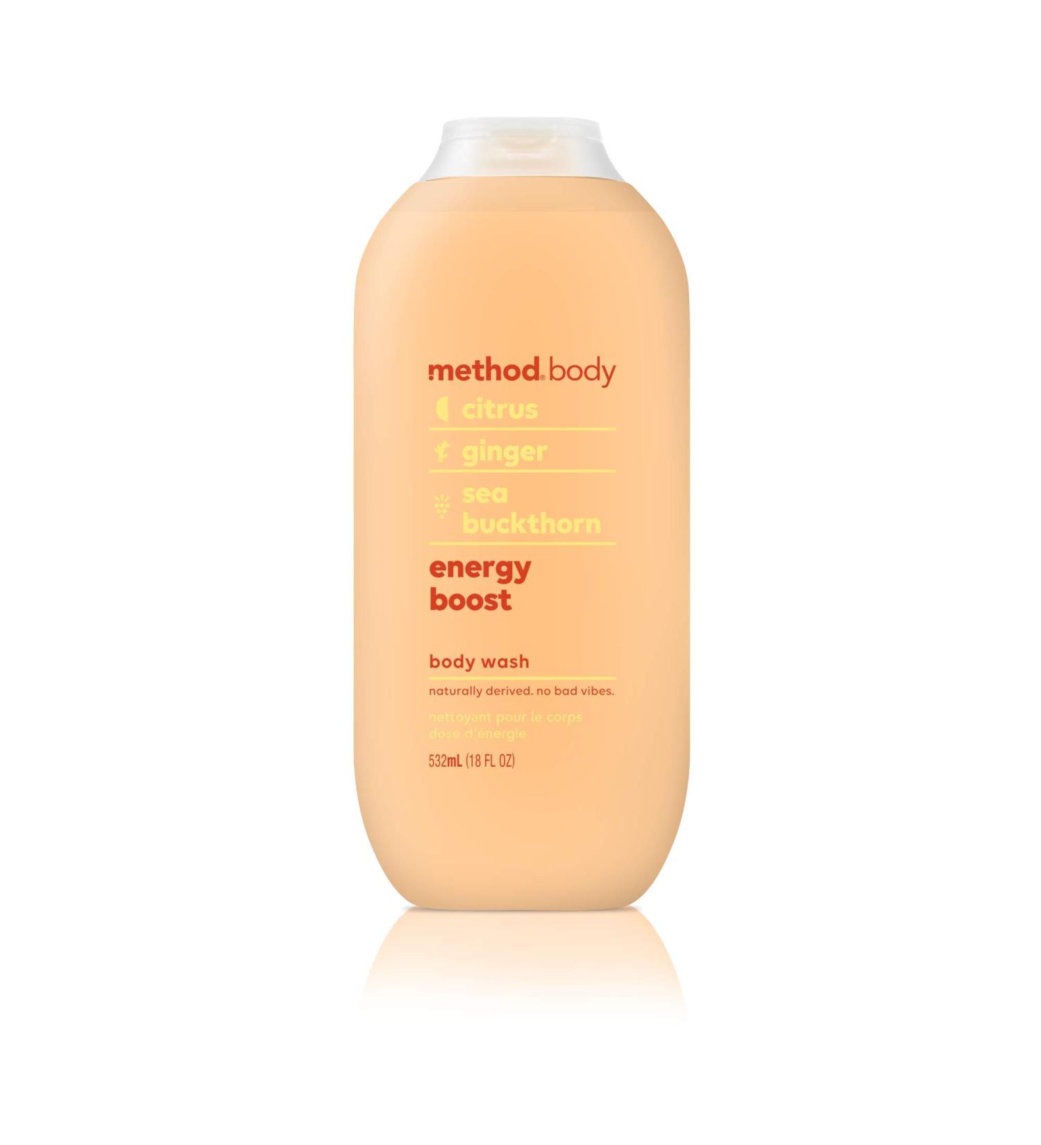Method Body Wash Energy Boost 18 oz - Paraben and Phthalate Free - Pack of 1 - Buy Online on GoSupps.com