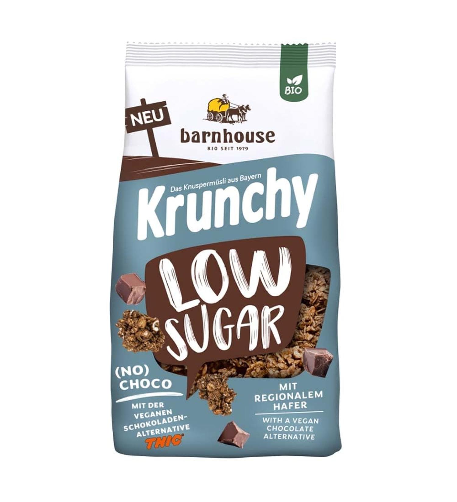 barnhouse Krunchy Low Sugar No Choco 375 g