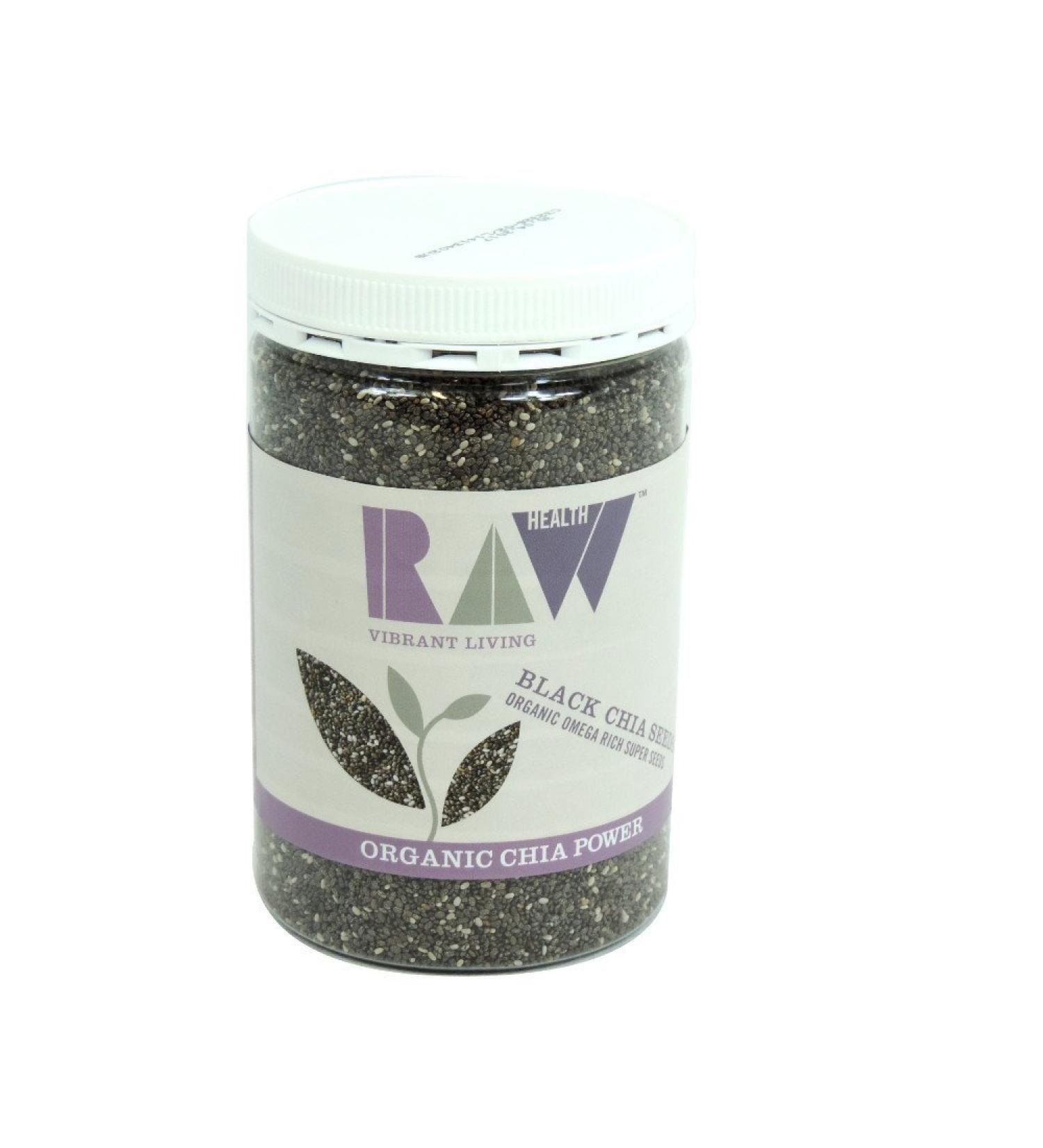 Raw Health - Black Chia Seeds - Organic - 450g