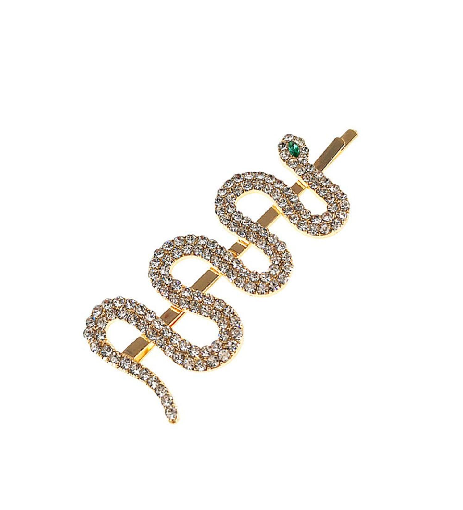 Women's Rhinestone Snake Hair Clip - Unique Slipper Fringe Accessory - Buy Online on GoSupps.com