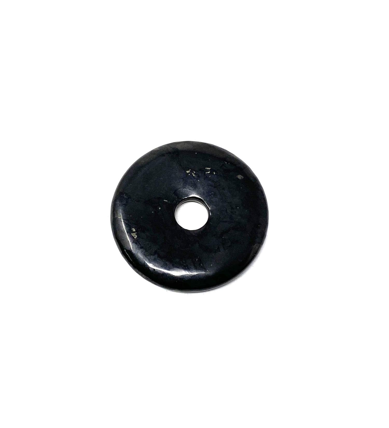 25 mm Natural Lava Adjustable Cord Heart Pendant