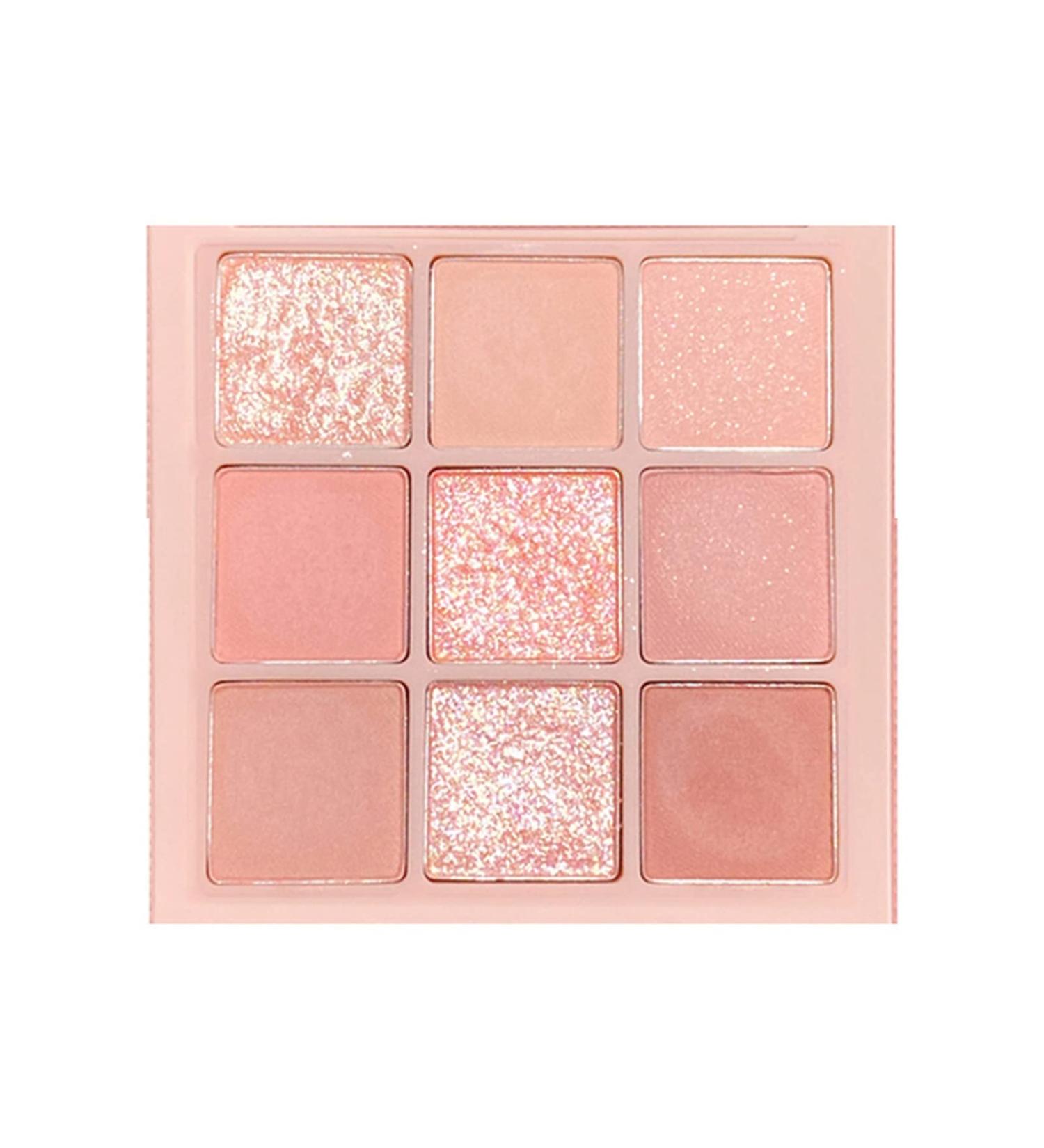 9-Color Eyeshadow Palette Shimmer Matte Lasting Eyeshadow Palette Korean Makeup Mimore Cosmetics Eyeshadow Palette (United States)