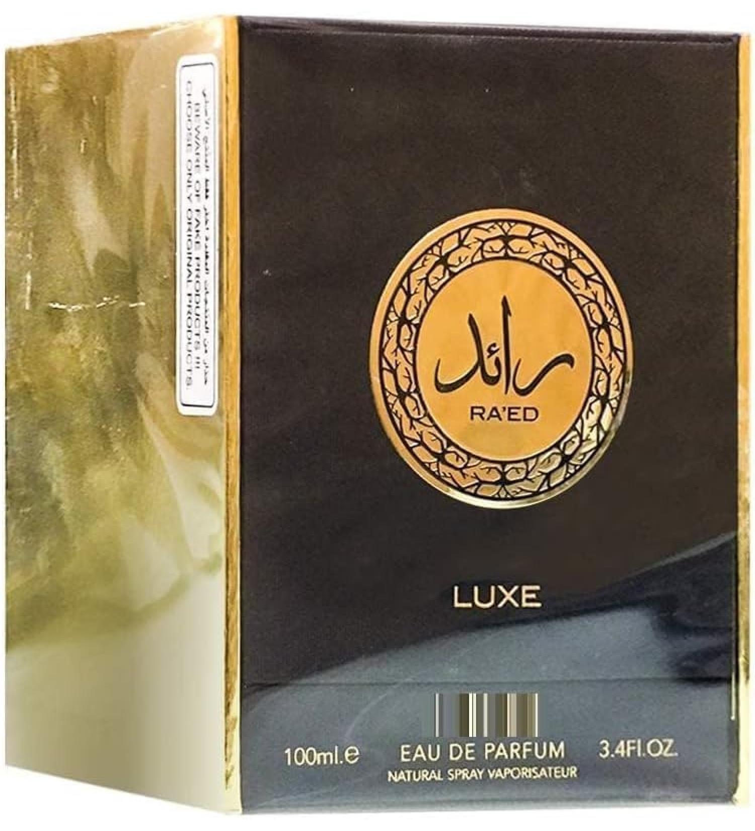 Ra'ed Luxe Luxury Go Eau De Parfum for Long Lasting Oud Fragrance | 100ml