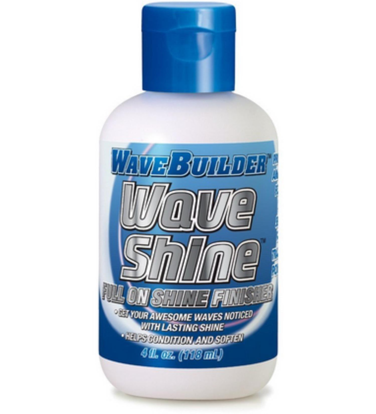 WaveBuilder Wave Shine Full On Shine Finisher 4 oz (Pack of 6)