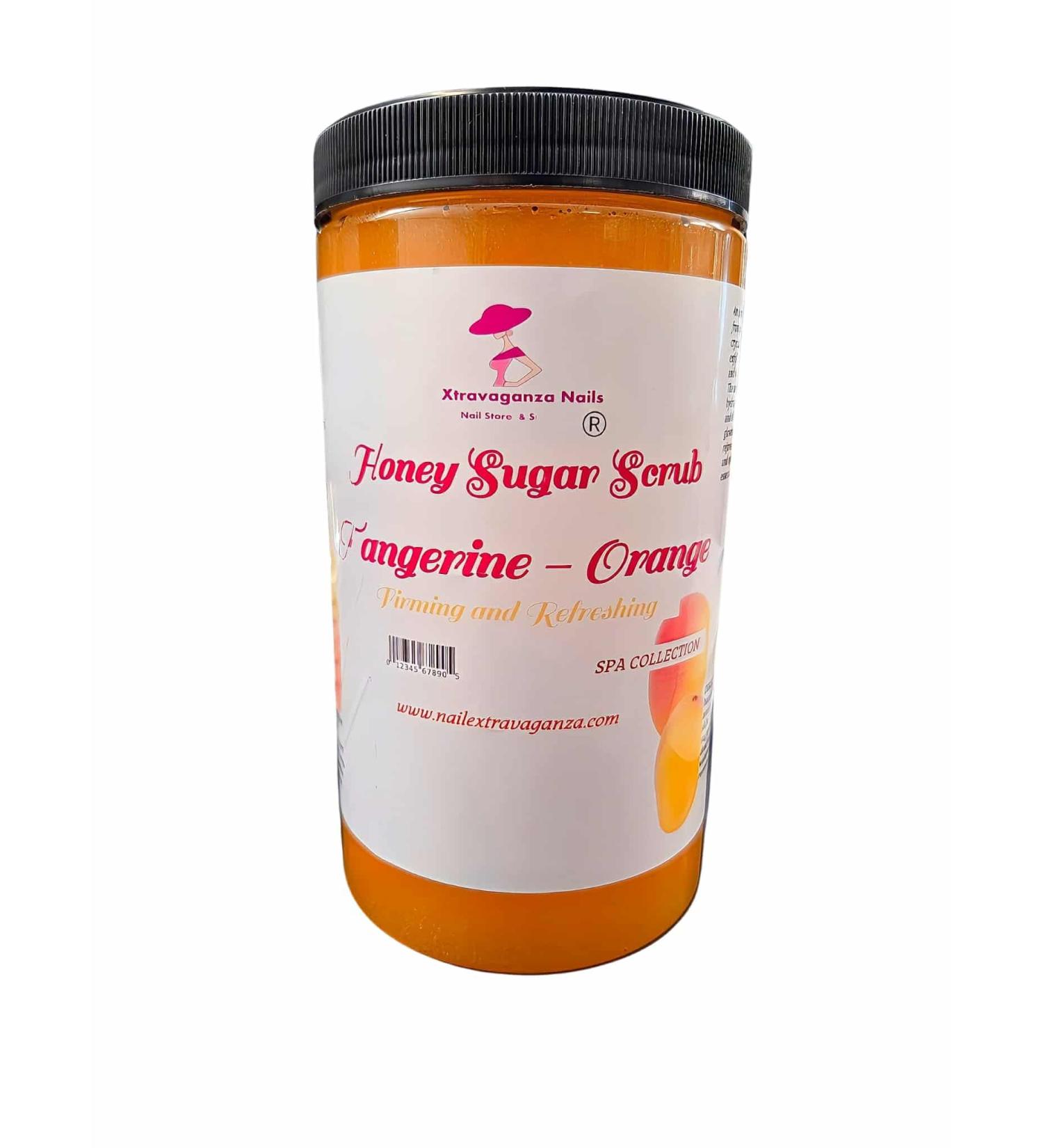 Extravaganza Nails Honey Sugar Scrub Tangerine Orange 3 lb Firming and Refreshing - Buy Online on GoSupps.com