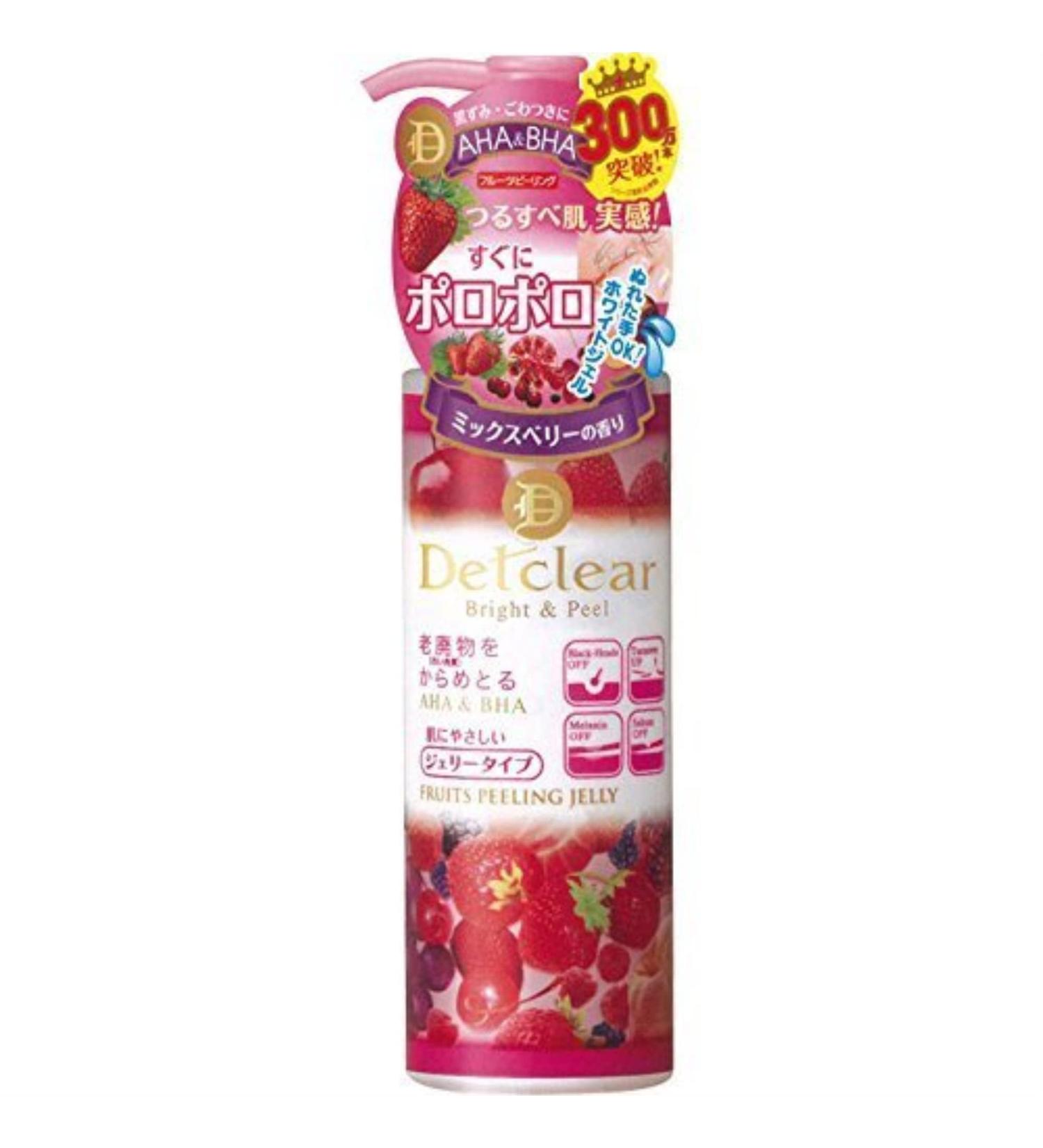 Meishoku Cosmetics Detclear Bright&Peel AHA&BHA Peeling Gel 180ml