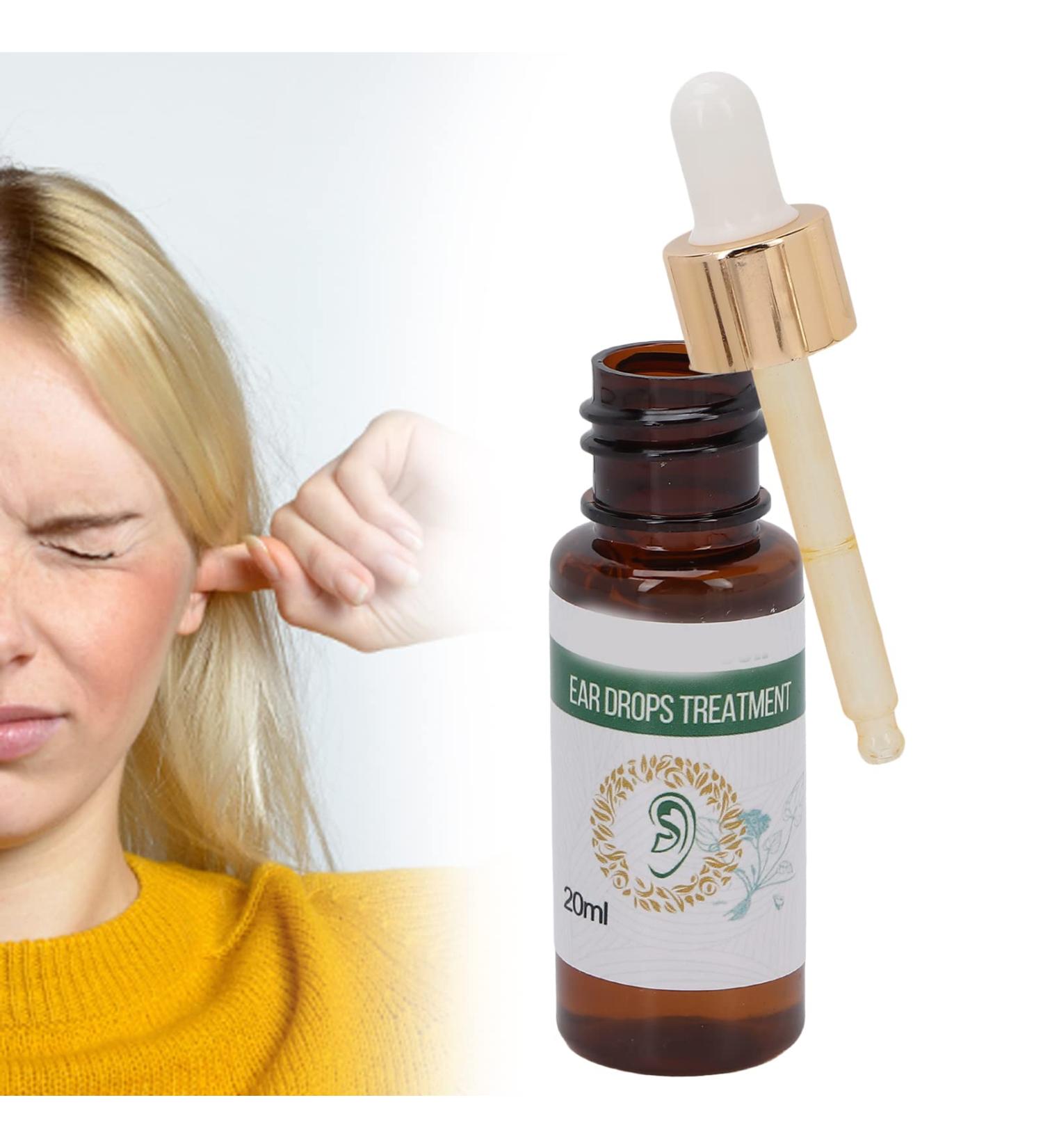 Tinnitus Relief Ear Care Drops - Soothes Tinnitus, Itching, Pain & Infections - 20ml - Buy Online on GoSupps.com