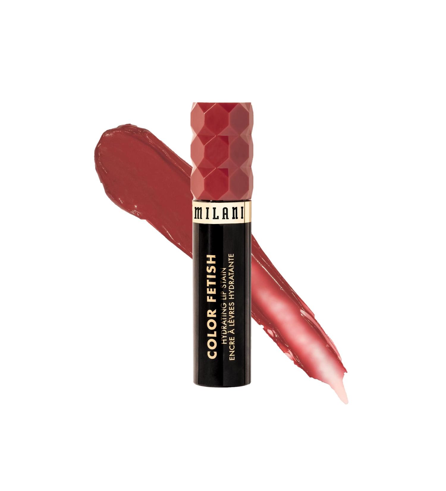 Milani Color Fetish Lip Stain - 130 Rose Rising | Long-Lasting Intense Color - Buy Internationally - Buy Online on GoSupps.com