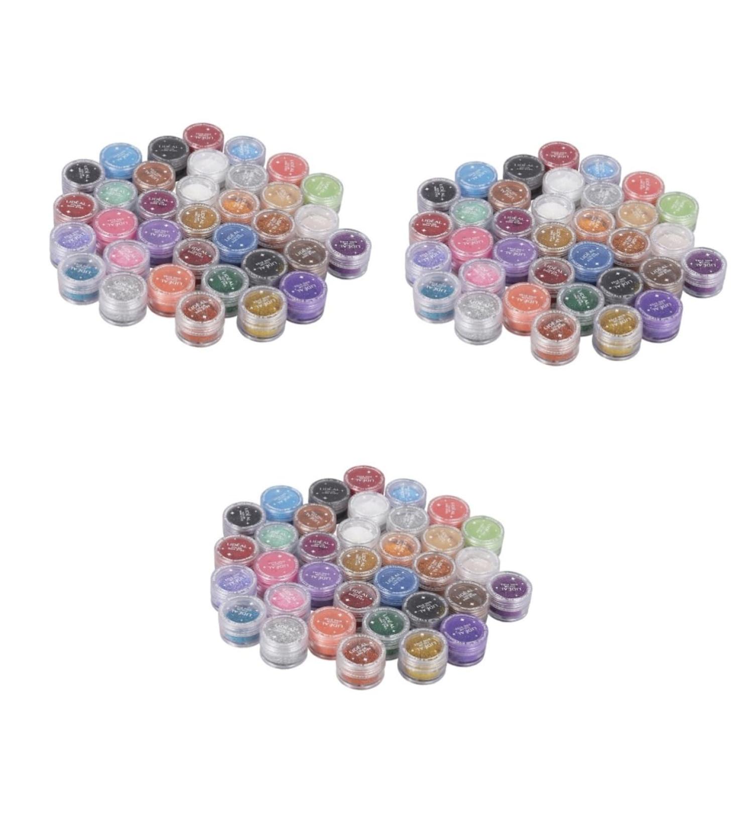 FOMIYES Eyeshadow Pigments 90 Pcs Eye Shadow Loose Eyeshadow Pigment Small Particles Loose Eyeshadow Glitter - Buy Online on GoSupps.com