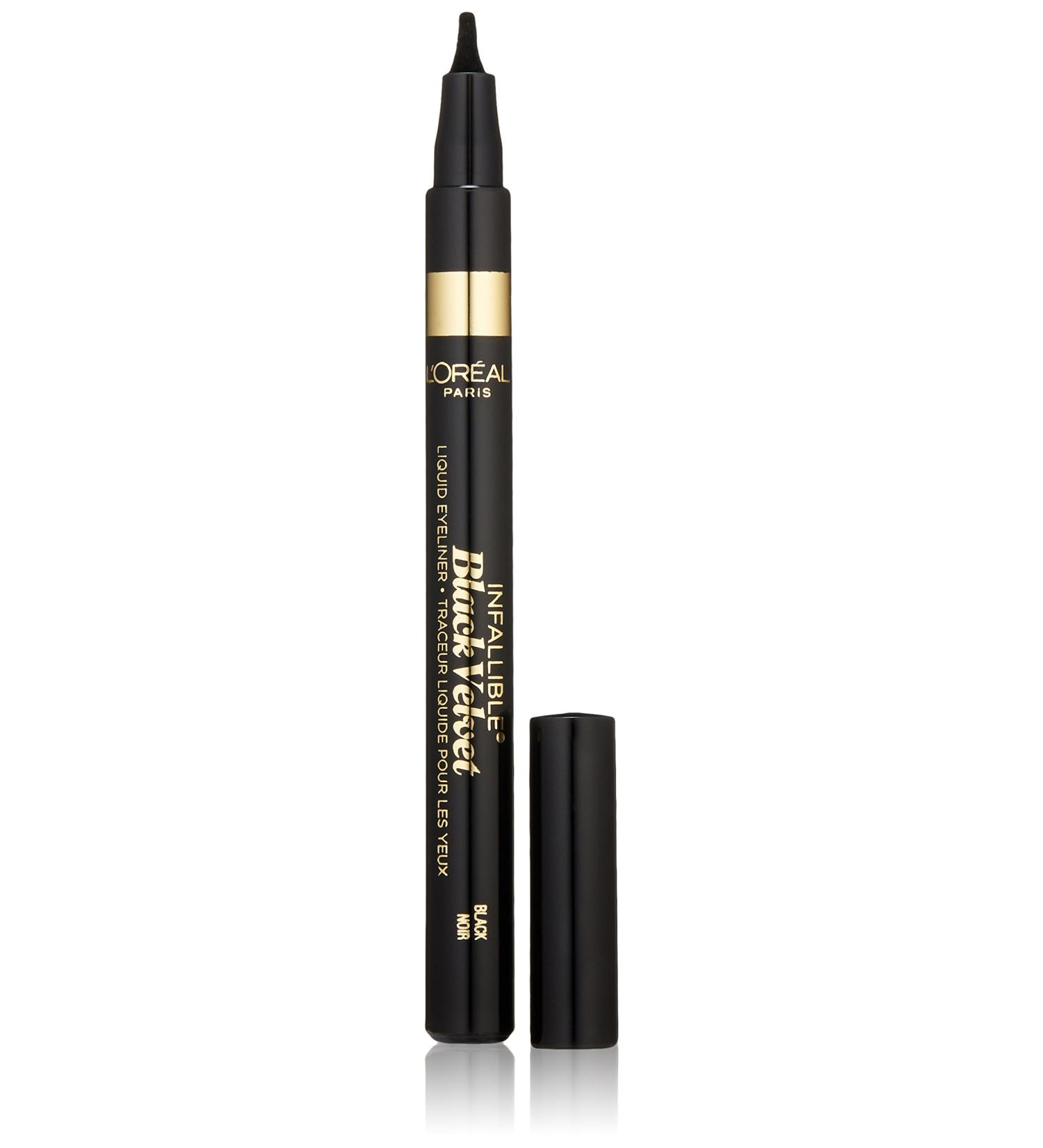 L'Or al Paris Infallible Black Velvet Liquid Eyeliner 0.056 oz - Packaging May Vary - Buy Online on GoSupps.com