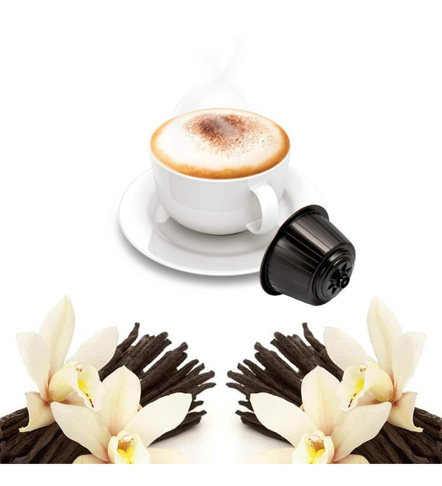 32 Nescaf Dolce Gusto Compatible Vanilla Flavor Cappuccino Capsules - Kickkick Coffee - Buy Online on GoSupps.com